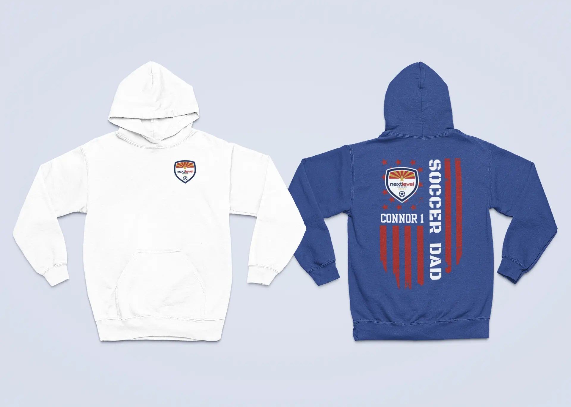 Customizable Soccer Team Hoodies
