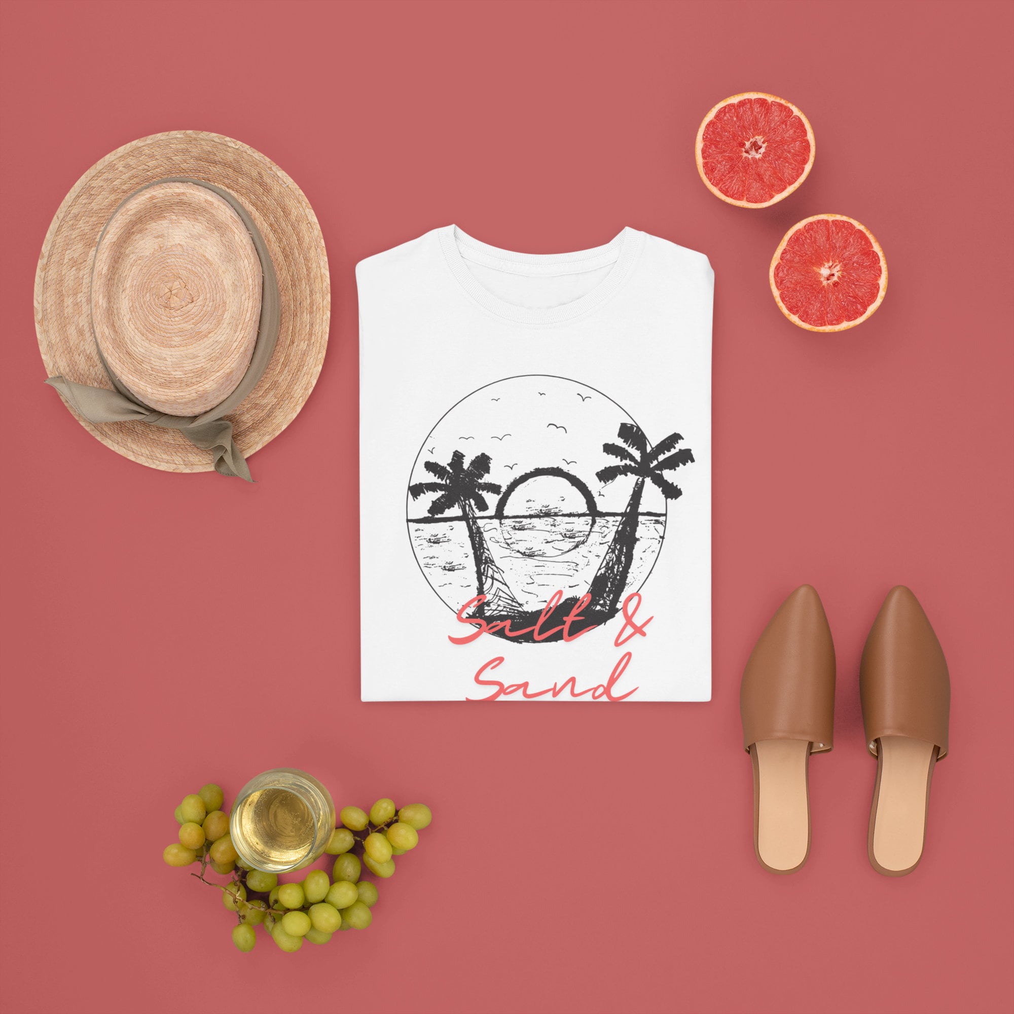 'Salt & Sand Club' Full Front Tee