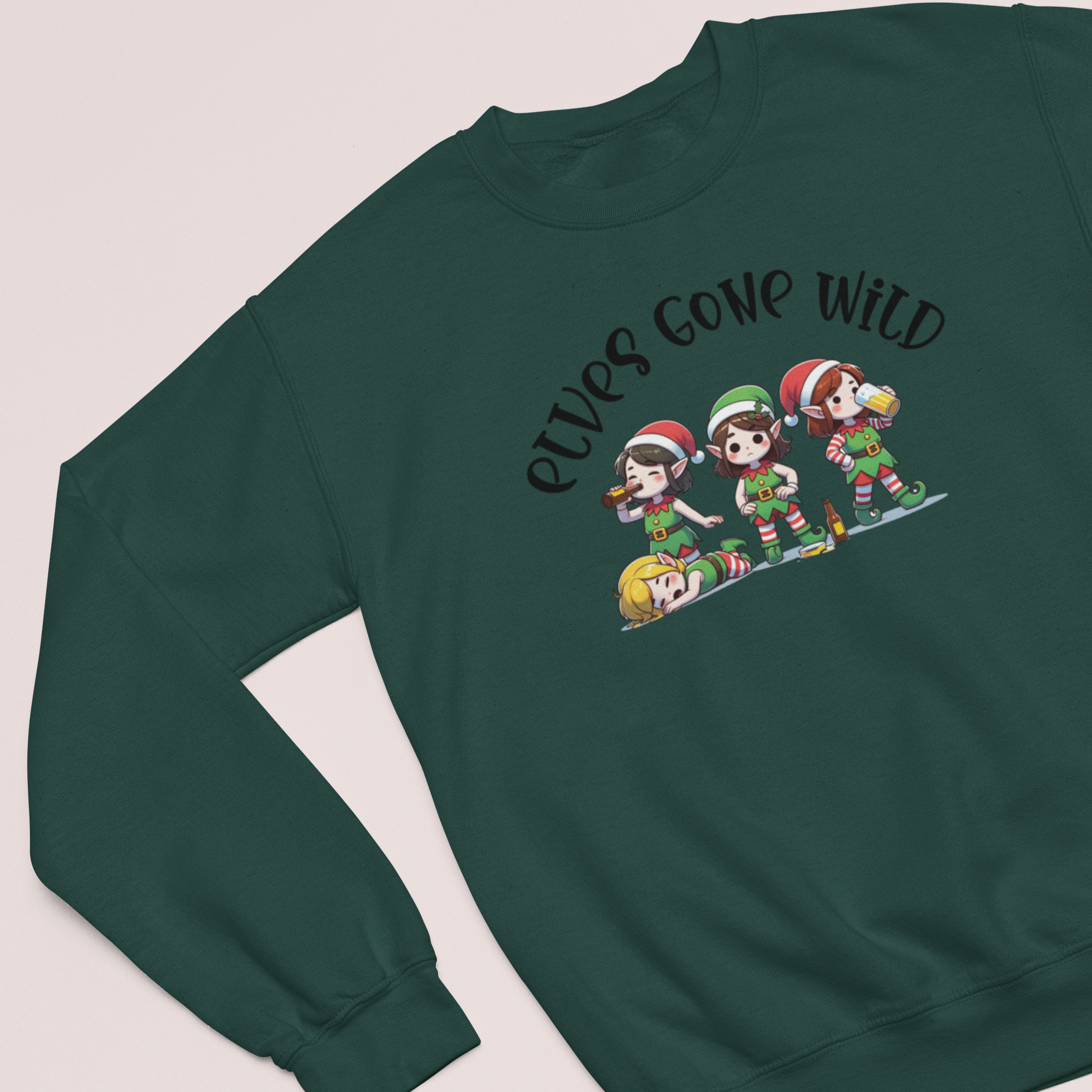 Elves Gone Wild Sweatshirt