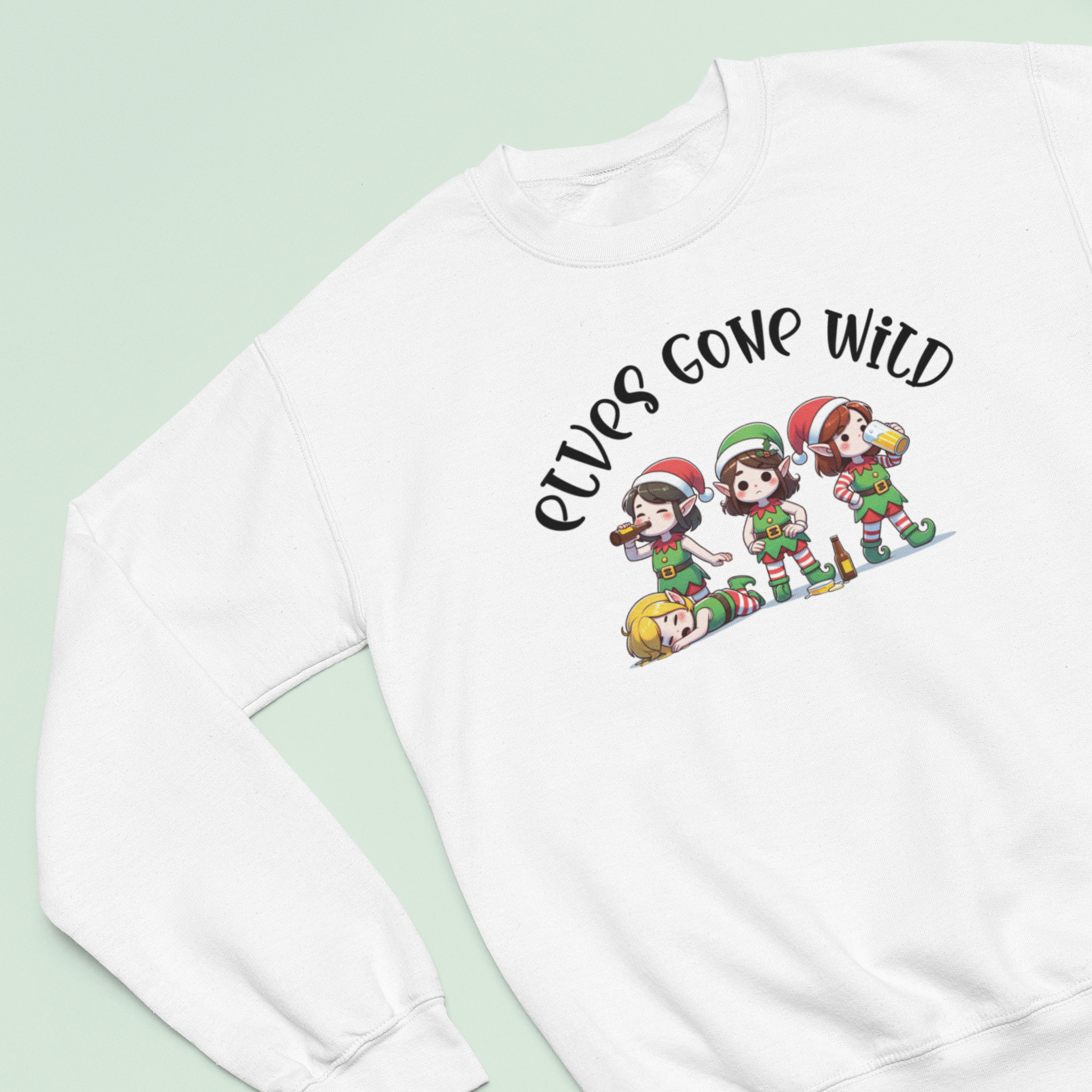 Elves Gone Wild Sweatshirt