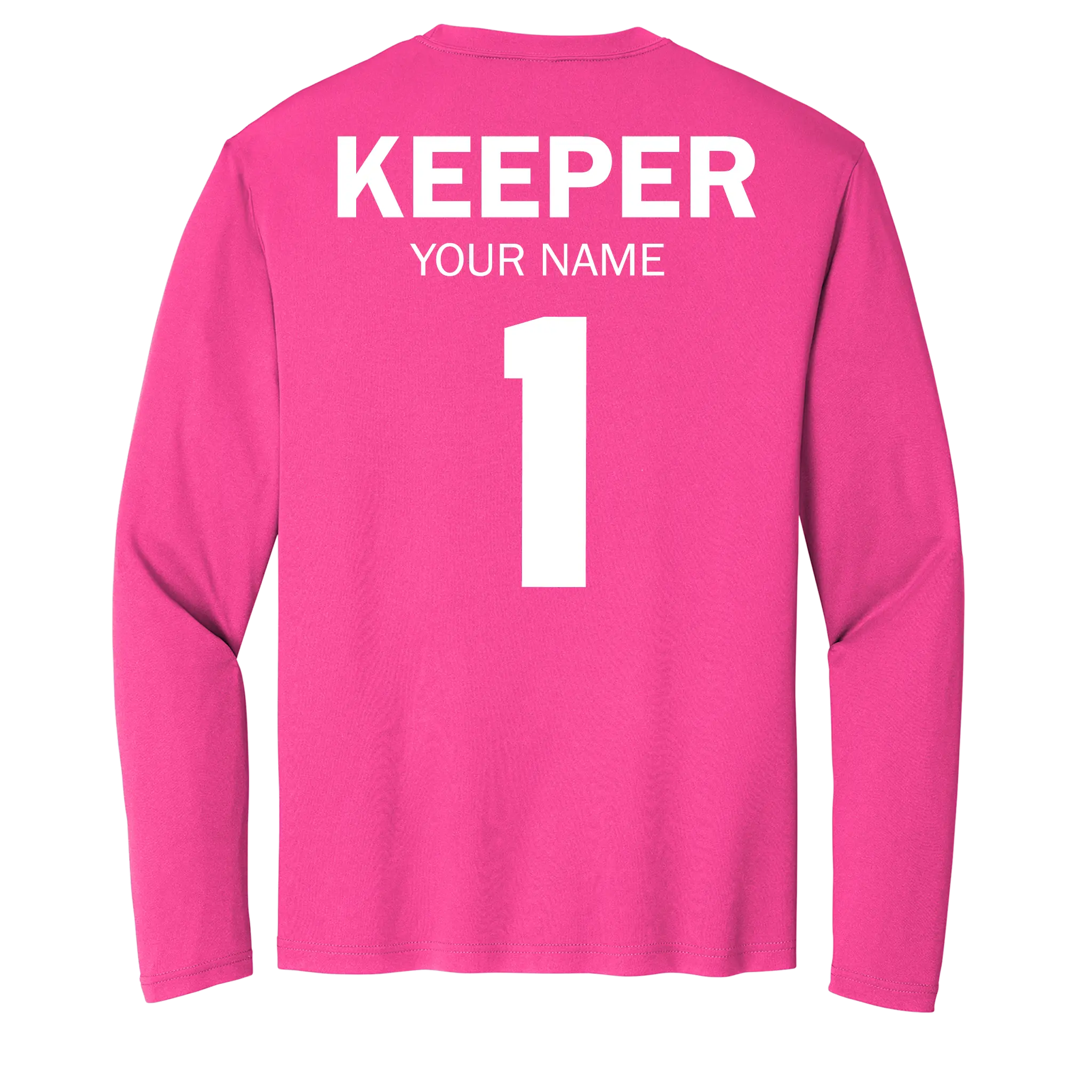 Custom Long Sleeve Adult Shutout GK Academy Performance Tee