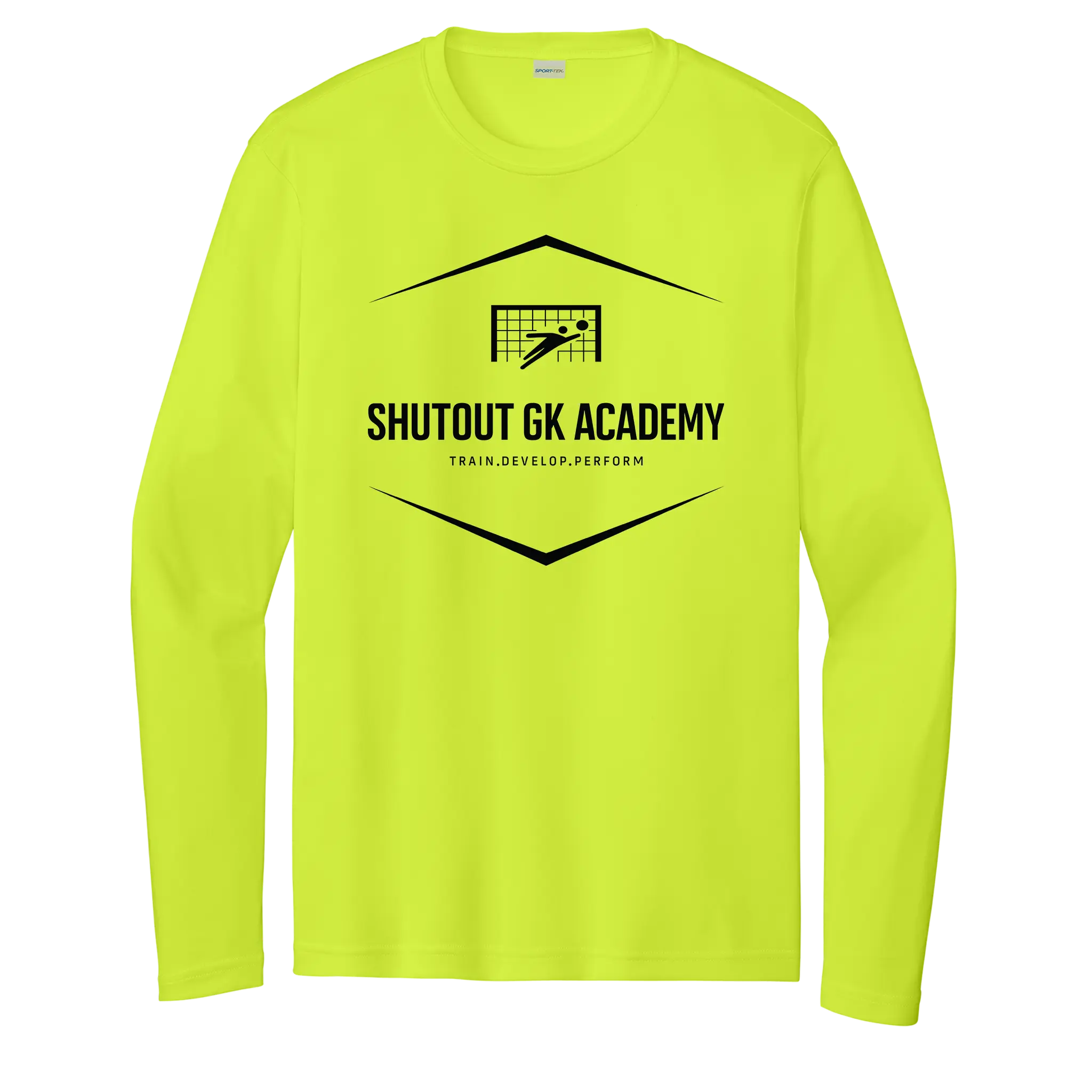 Standard Long Sleeve Adult Shutout GK Academy Performance Tee