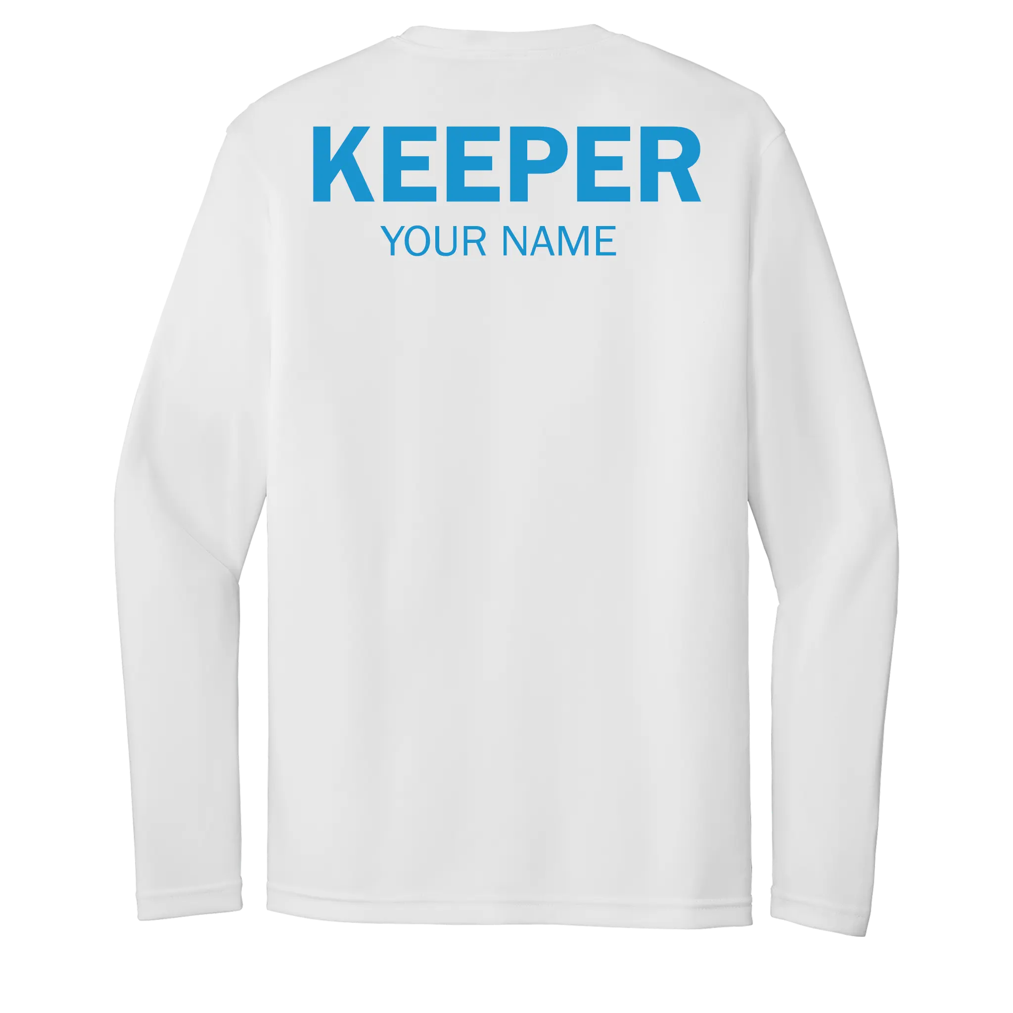 Custom Long Sleeve Adult Shutout GK Academy Performance Tee