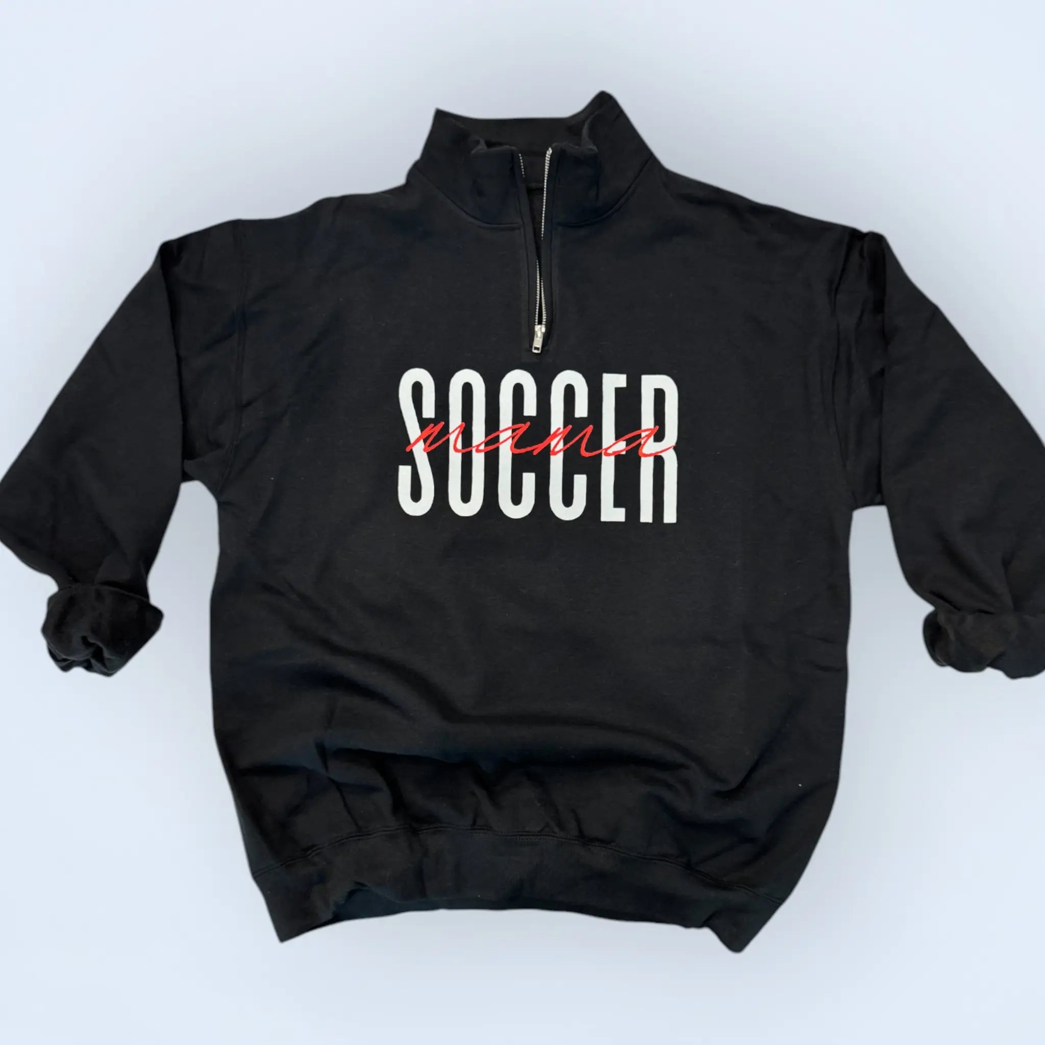 1/4 Zip Sports Mama Sweaters
