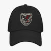 embroidered logo hat with varsity-style design - athletic sports baseball cap for athletes and parents who live the grind