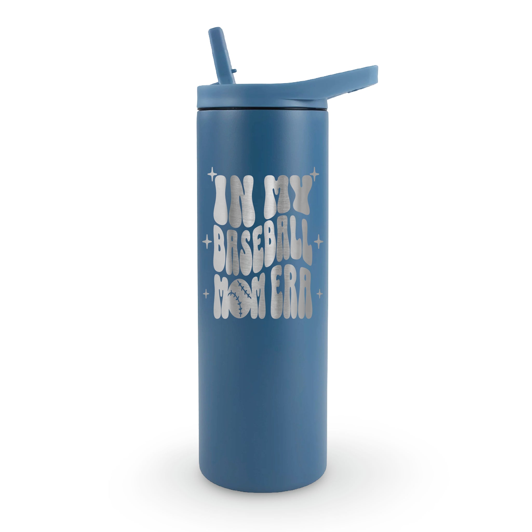 In My Baseball Mom Era 20 oz Laser Etched Tumbler