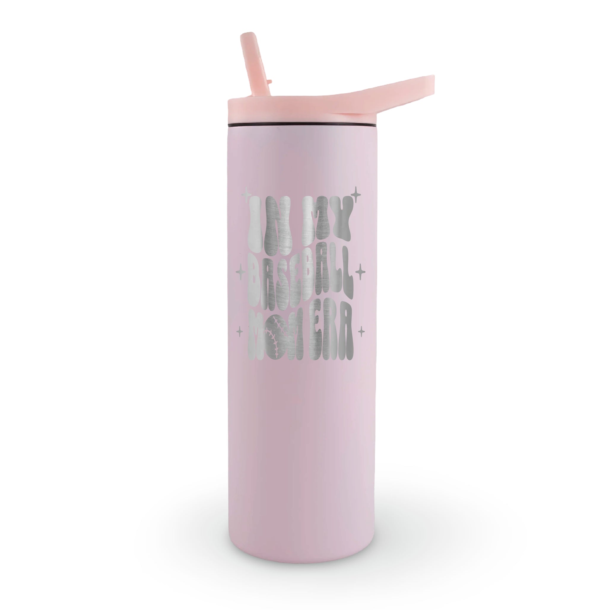 In My Baseball Mom Era 20 oz Laser Etched Tumbler