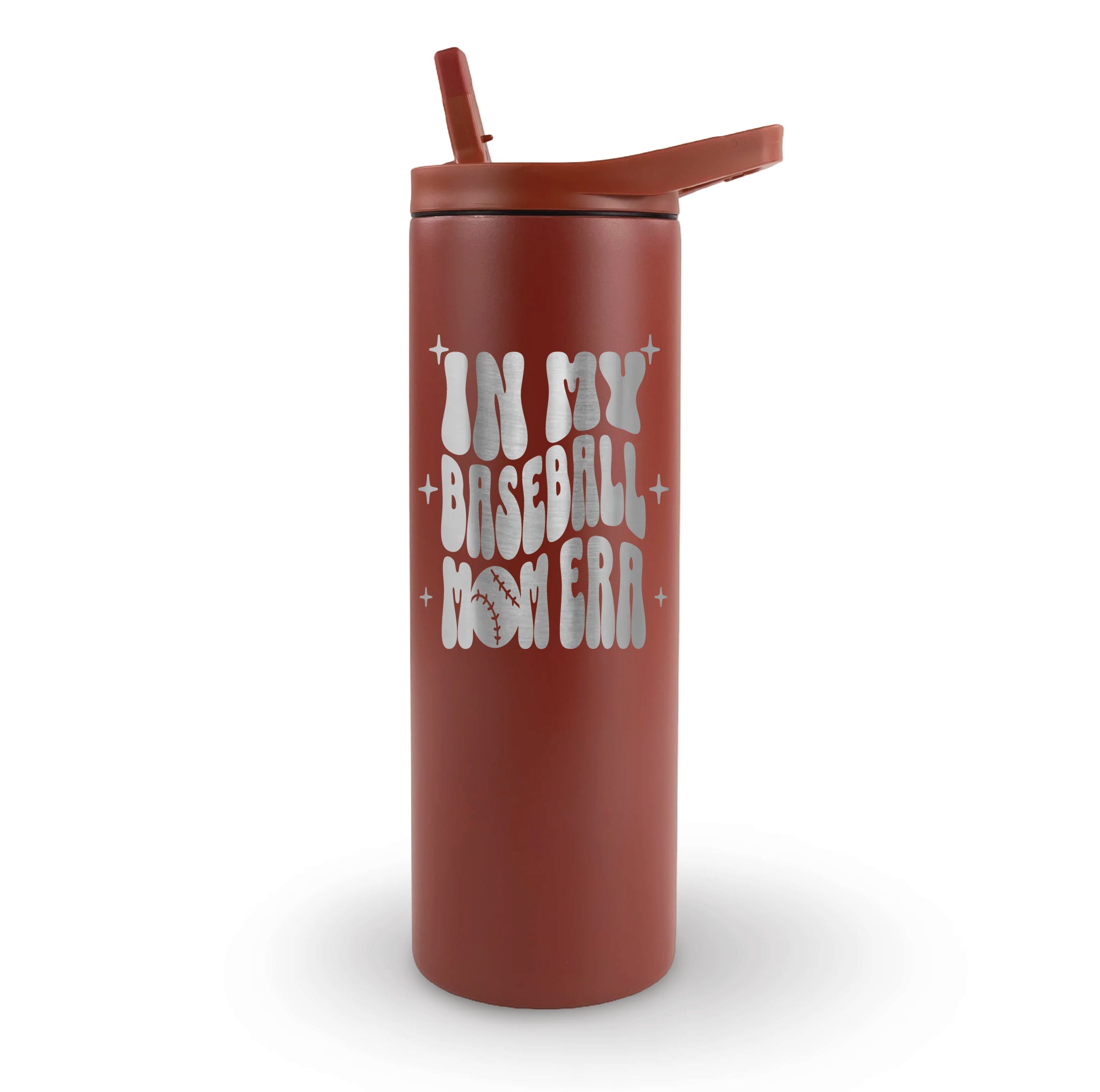 In My Baseball Mom Era 20 oz Laser Etched Tumbler