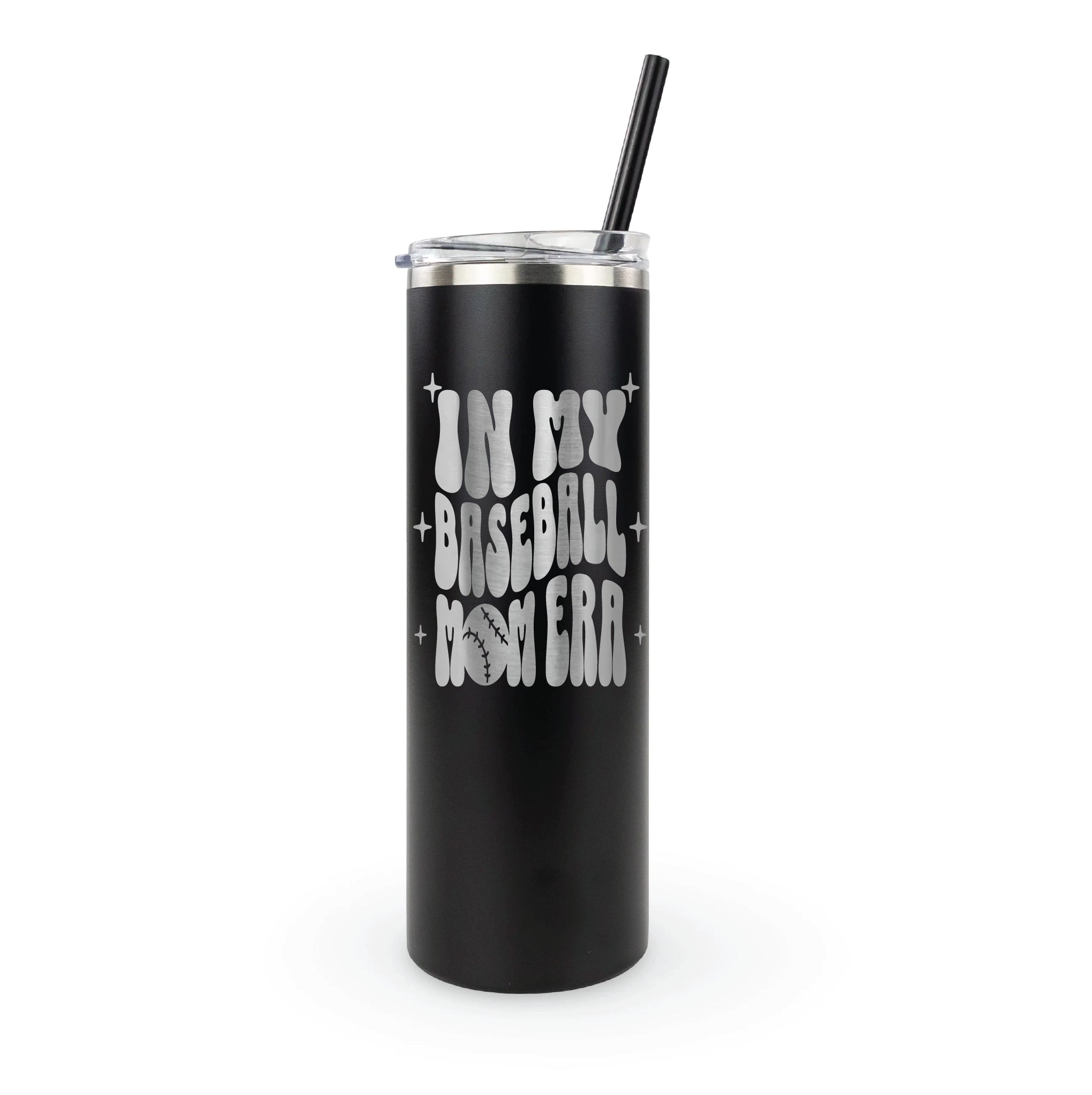 In My Baseball Mom Era 20 oz Laser Etched Tumbler