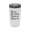 20oz laser etched tumbler with ghost and "Roses Are Red" design in black - insulated stainless steel cup for spooky vibes