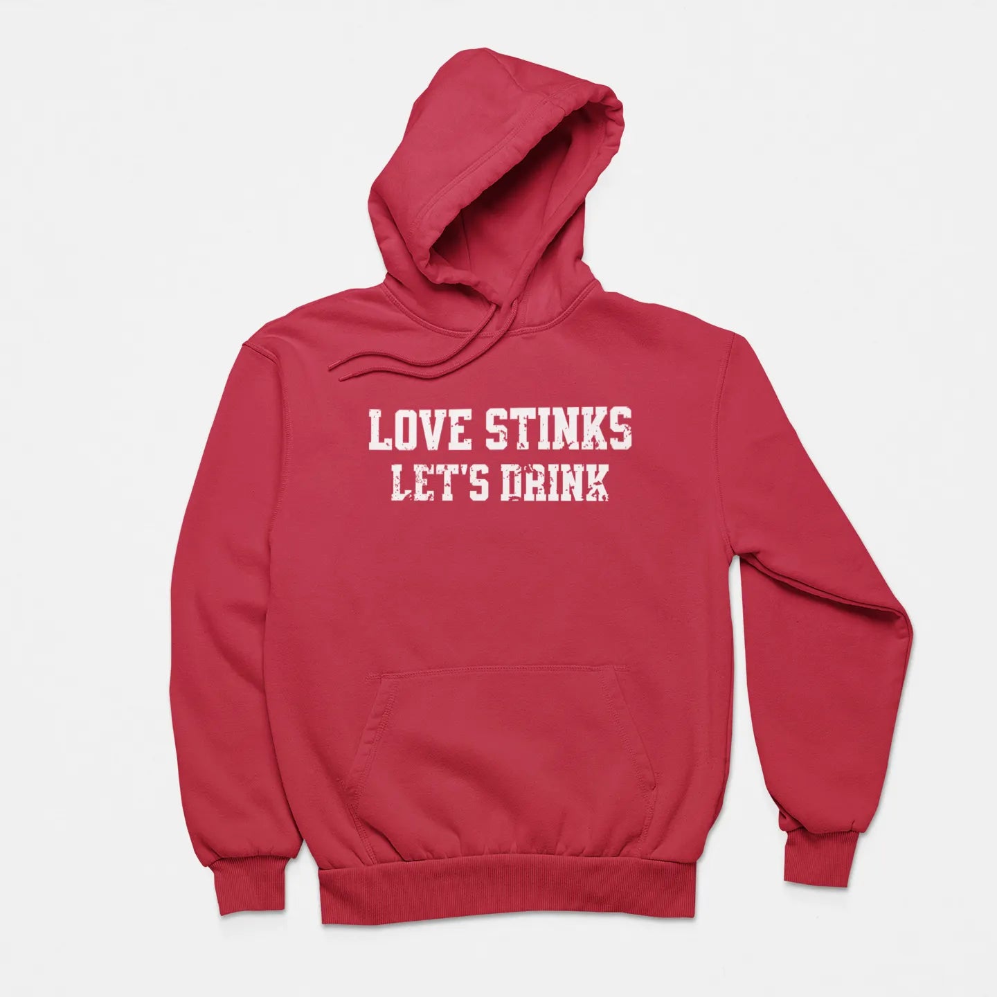 Sarcastic anti-Valentine's hoodie - Galentine's Day and Single Awareness Day sweatshirt for celebrating friendship over romance