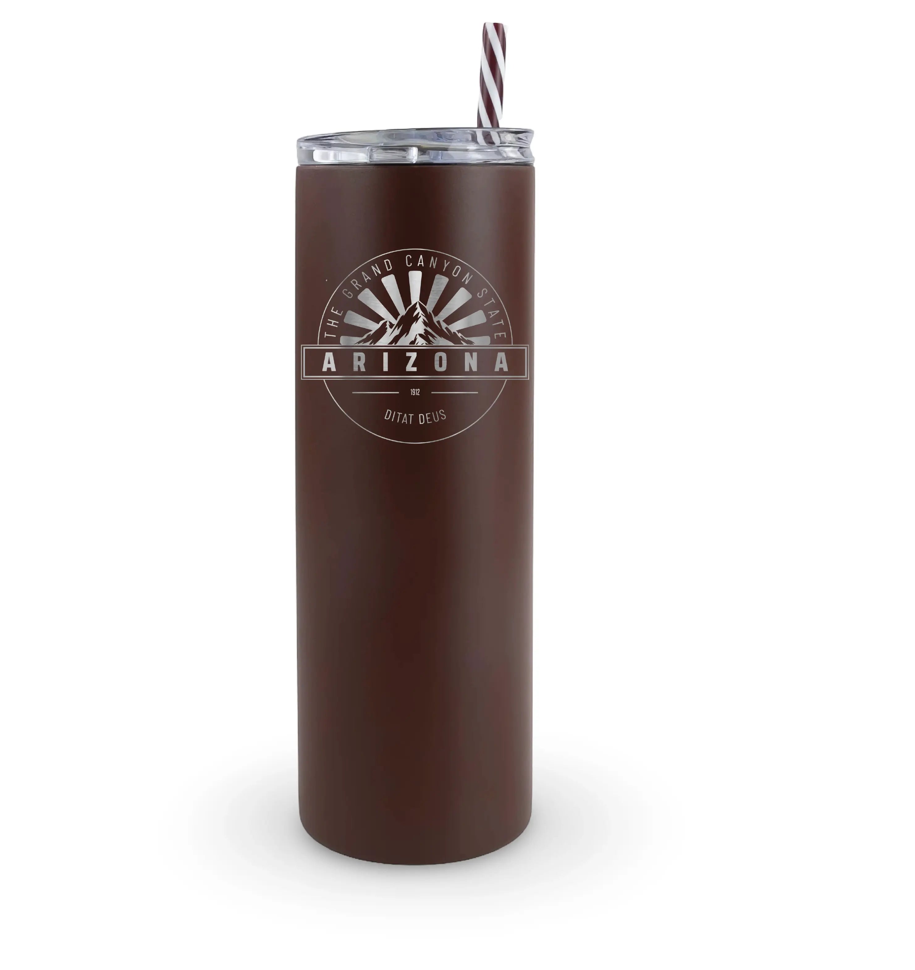Arizona Laser Engraved 20 oz Skinny Tumbler