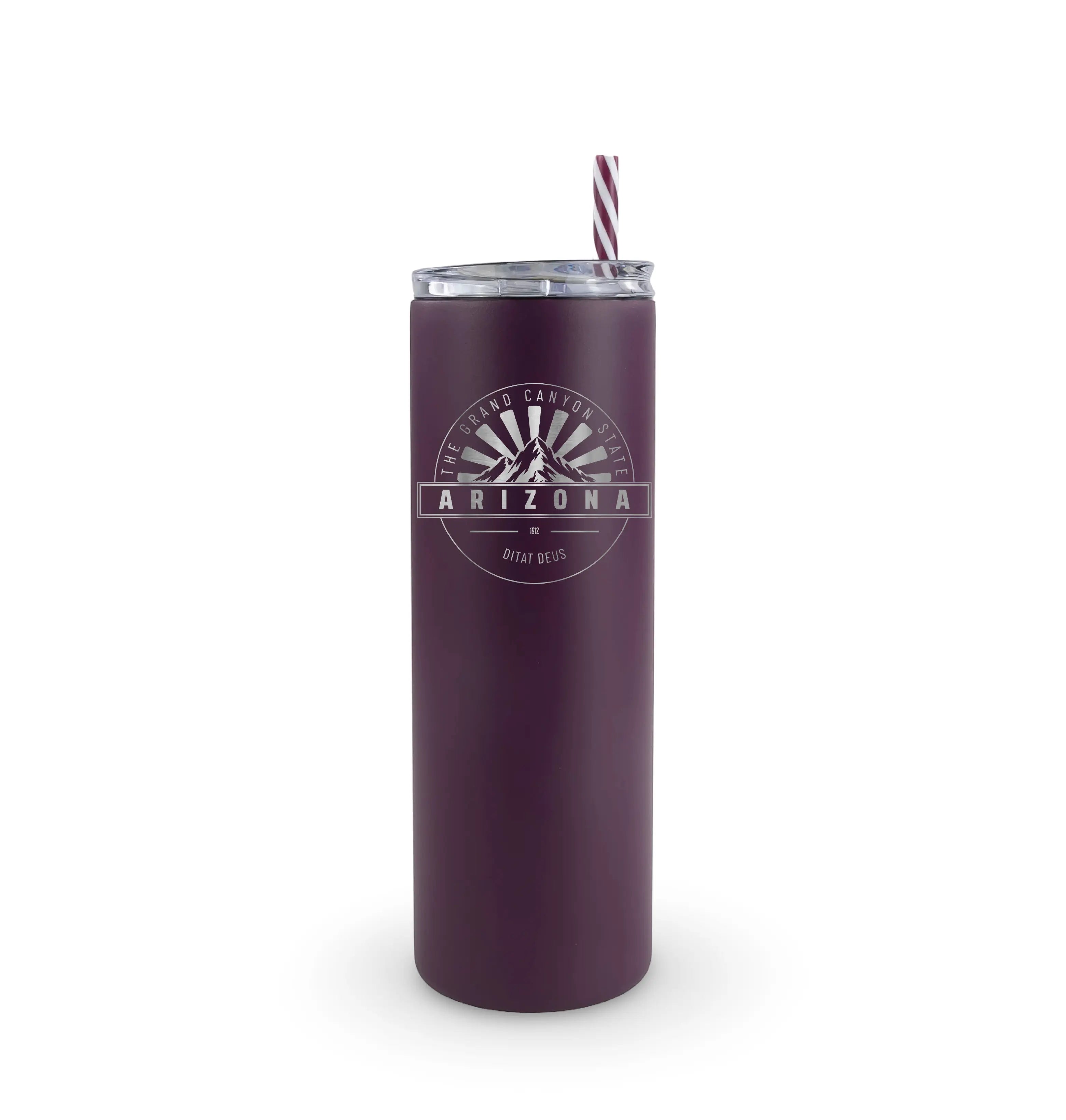 Arizona Laser Engraved 20 oz Skinny Tumbler