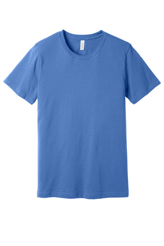 Crewneck t-shirt on hanger mockup - soft cotton tee blank and printing-ready for custom apparel designs