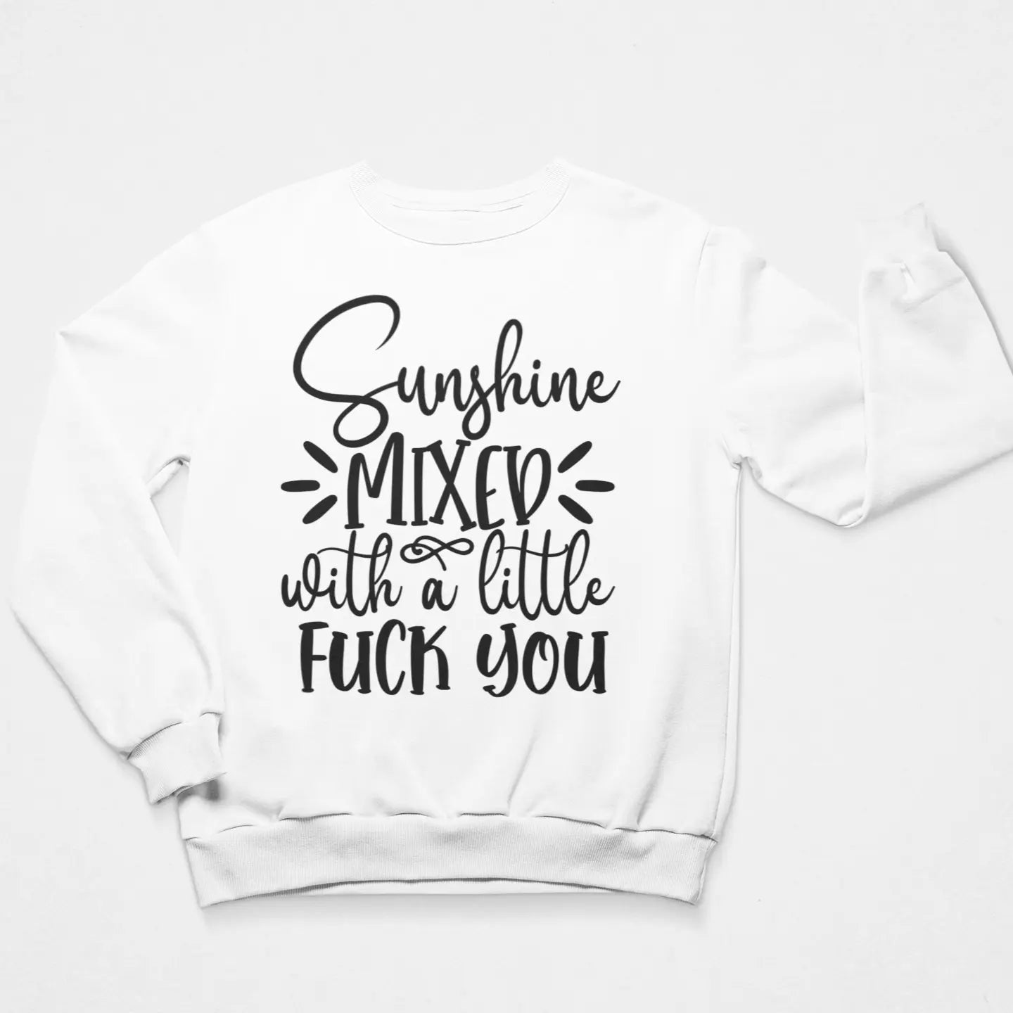 Flat lay of crewneck sweatshirt on colored background - cozy sweater perfect for casual comfort and everyday style