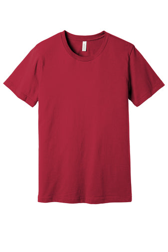 Crewneck t-shirt on hanger mockup - comfortable cotton tee blank canvas ready for custom graphics and branding