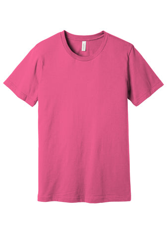 Crewneck t-shirt on hanger mockup - comfortable tee blank for custom design printing and personalization