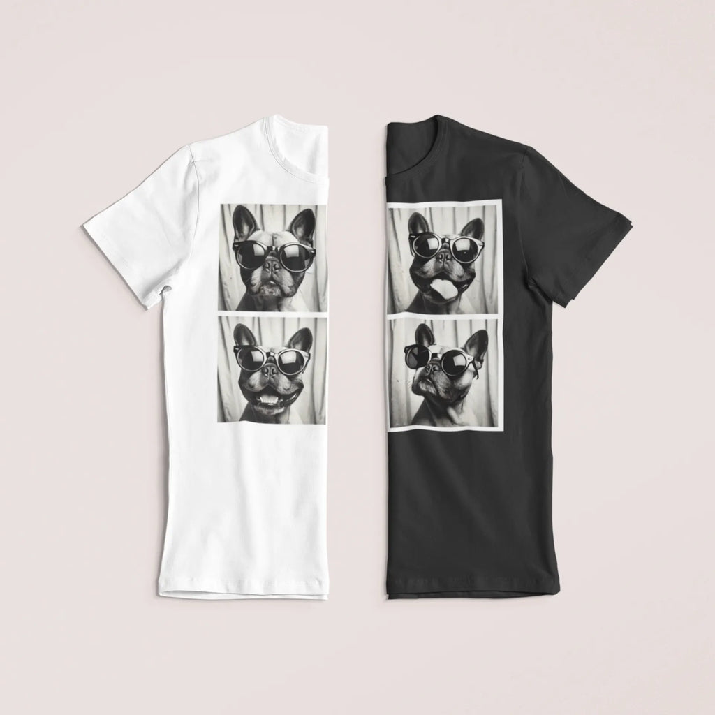 Lifestyle shot of dog lover tee - pet parent shirt for casual everyday wear celebrating fur babies