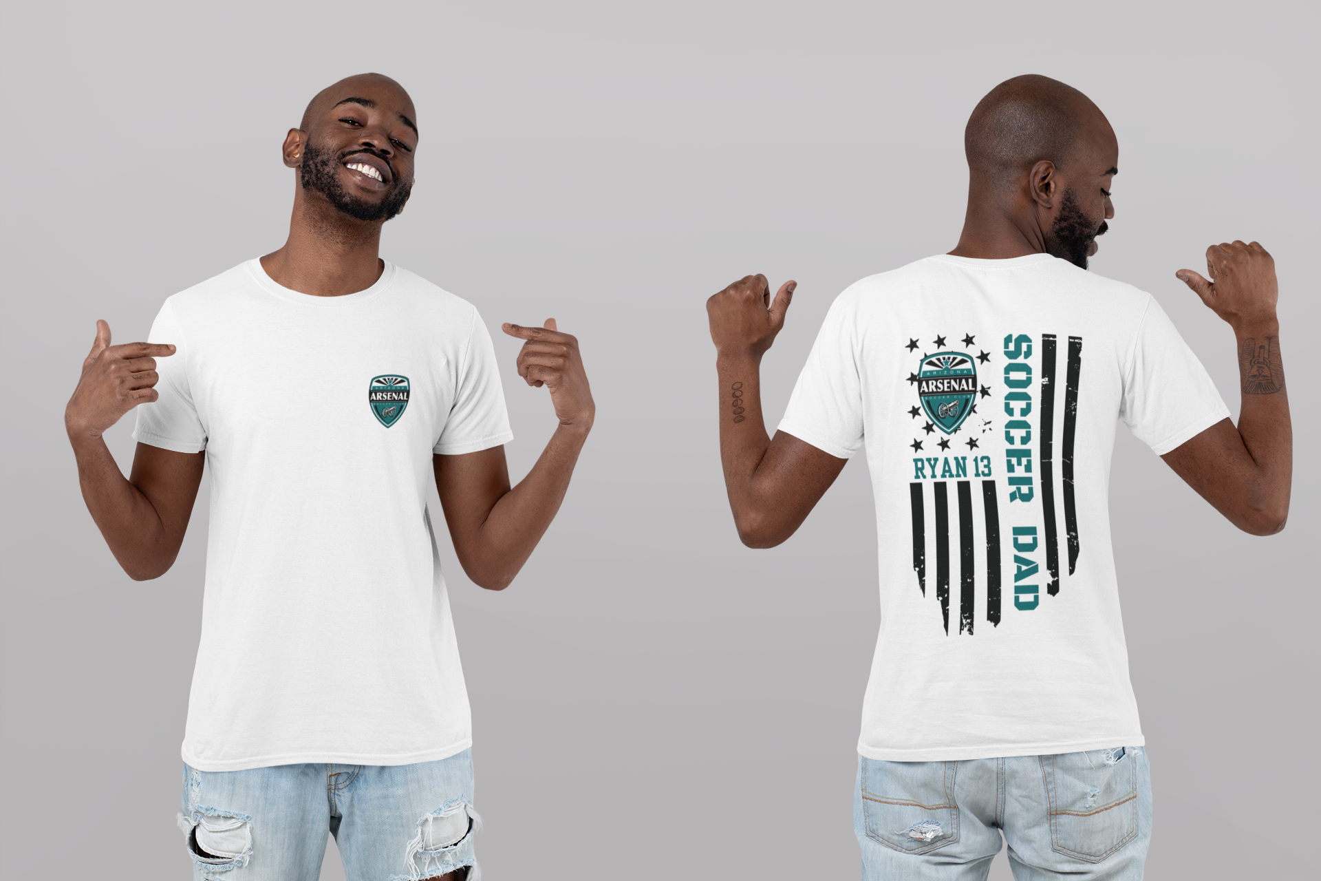Customizable Soccer Team T-Shirt