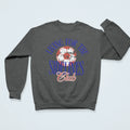 Sidelines Club soccer sweatshirt dark gray - sports parent tournament apparel for soccer families who embrace the sideline lifestyle