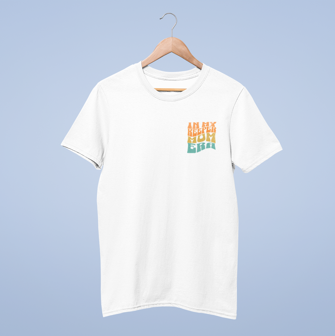 white eras tour Goalkeeper-themed tee featuring the phrase 'Cause the Keepers Gonna Save' with a soccer player silhouette, inspired by Taylor Swift's lyrics