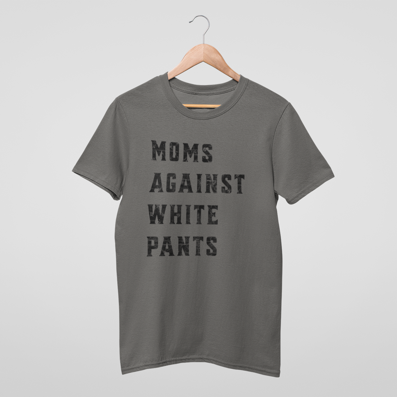 Pepper Moms Against White Pants' Comfort Colors tee for sports moms tired of washing their kids' stained baseball and football pants