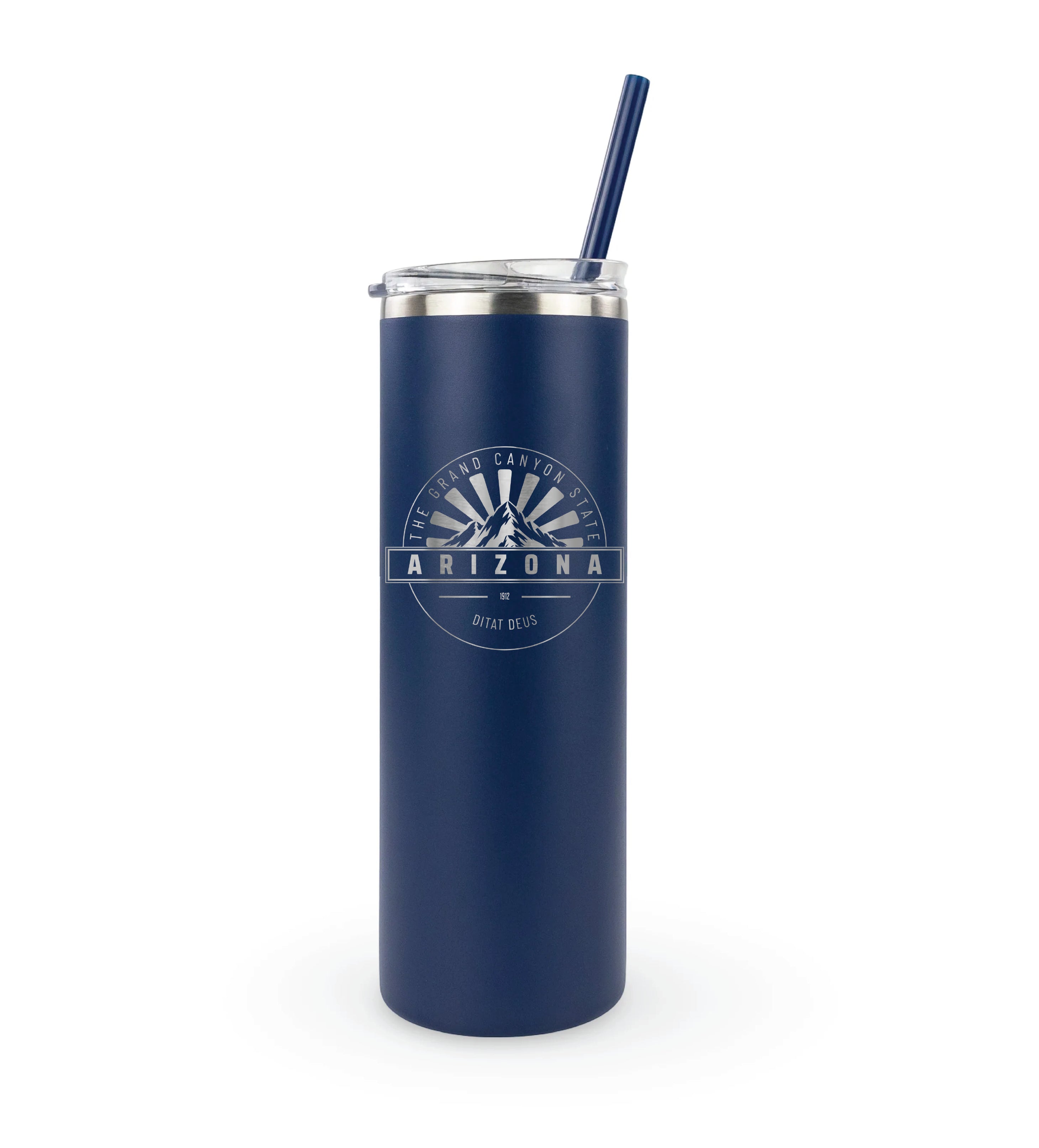 Arizona Laser Engraved 20 oz Skinny Tumbler