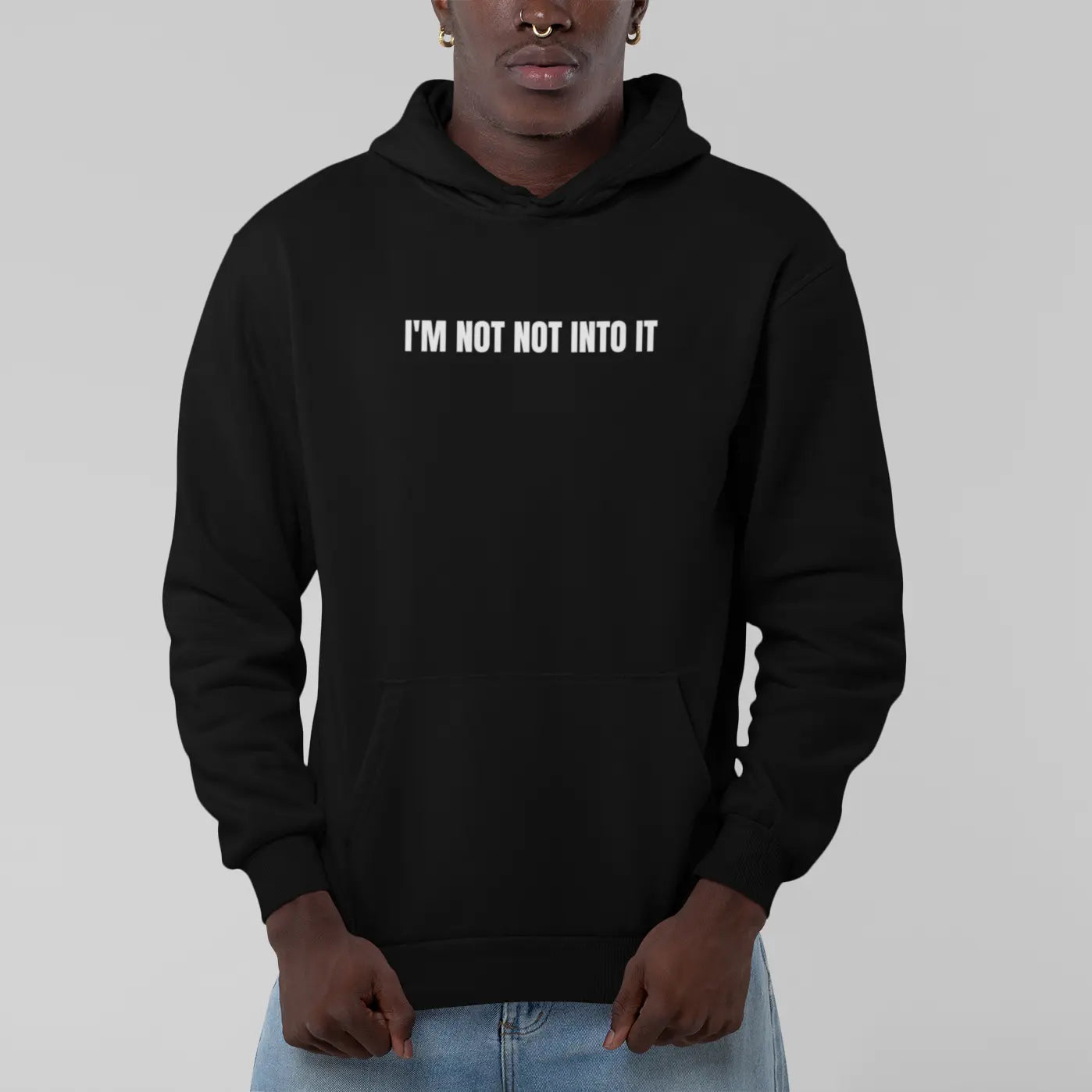 Lifestyle flat lay of pullover hoodie - cozy sweatshirt mockup perfect for relaxed style and comfort