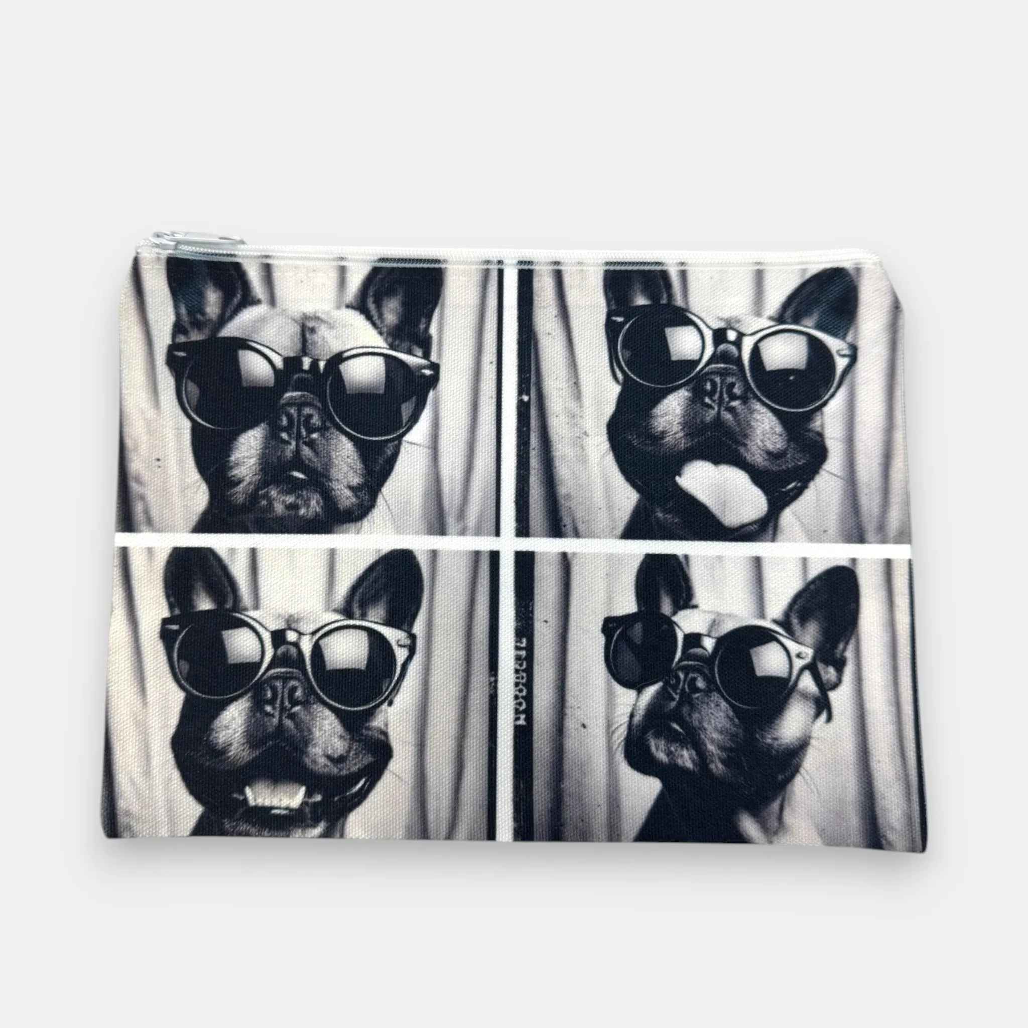 Frenchie Photo Booth Makeup Bag