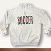 Ash Customizable 'Sports Mama' 1/4 zip pullover for soccer moms and sports fans, featuring a soft fabric and stylish design, perfect for game days.