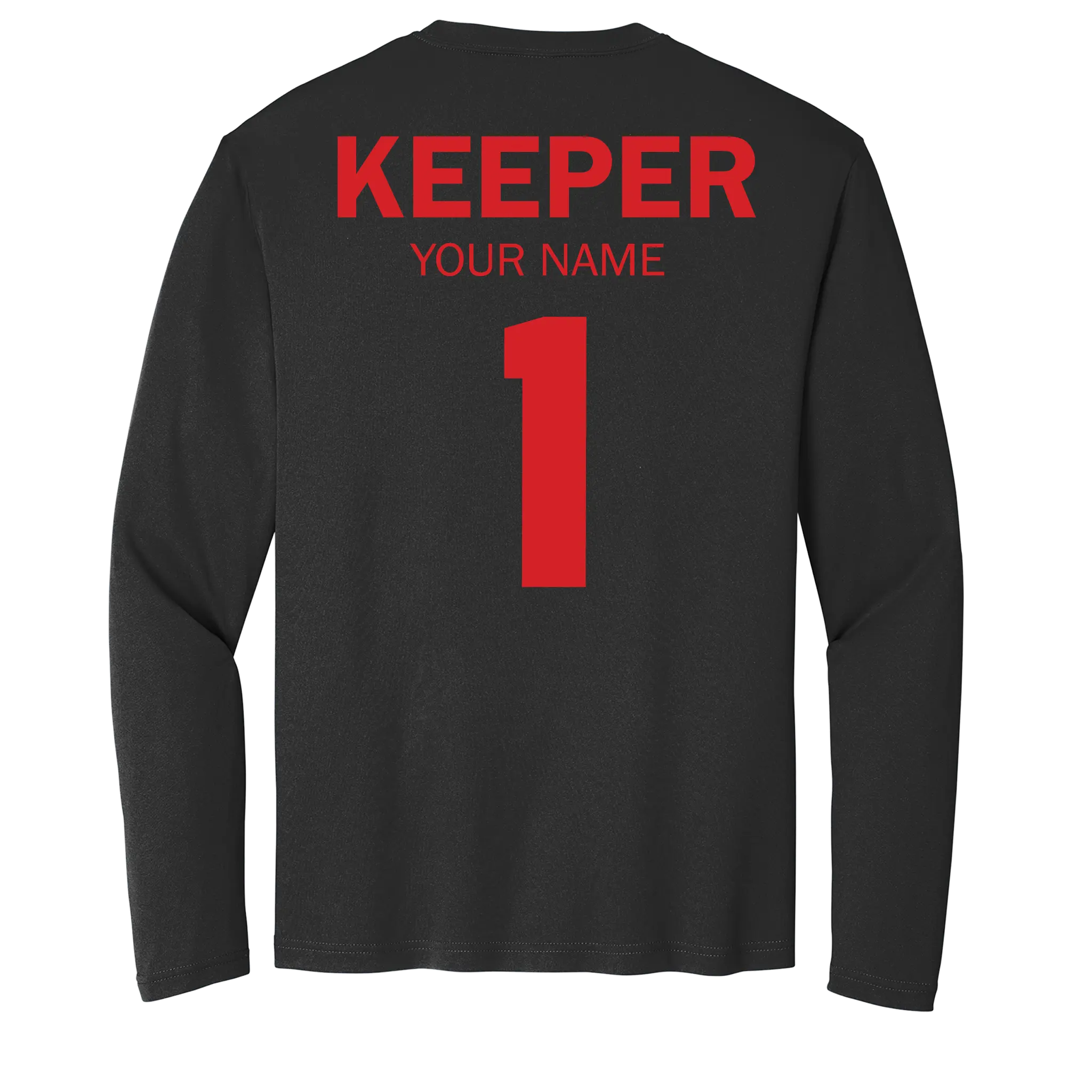 Custom Long Sleeve Youth Shutout GK Academy Performance Tee