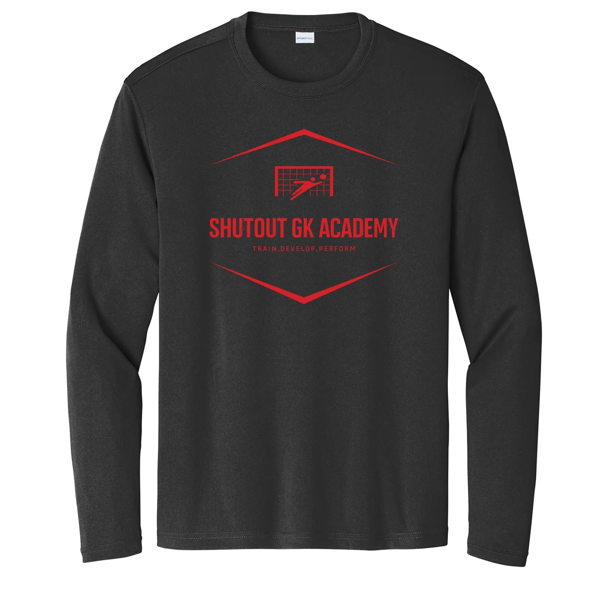 Standard Long Sleeve Adult Shutout GK Academy Performance Tee
