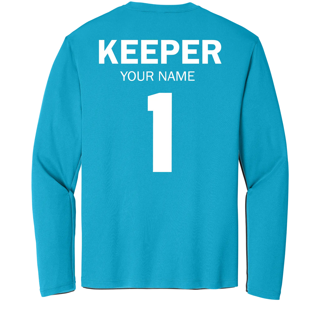 Custom Long Sleeve Youth Shutout GK Academy Performance Tee