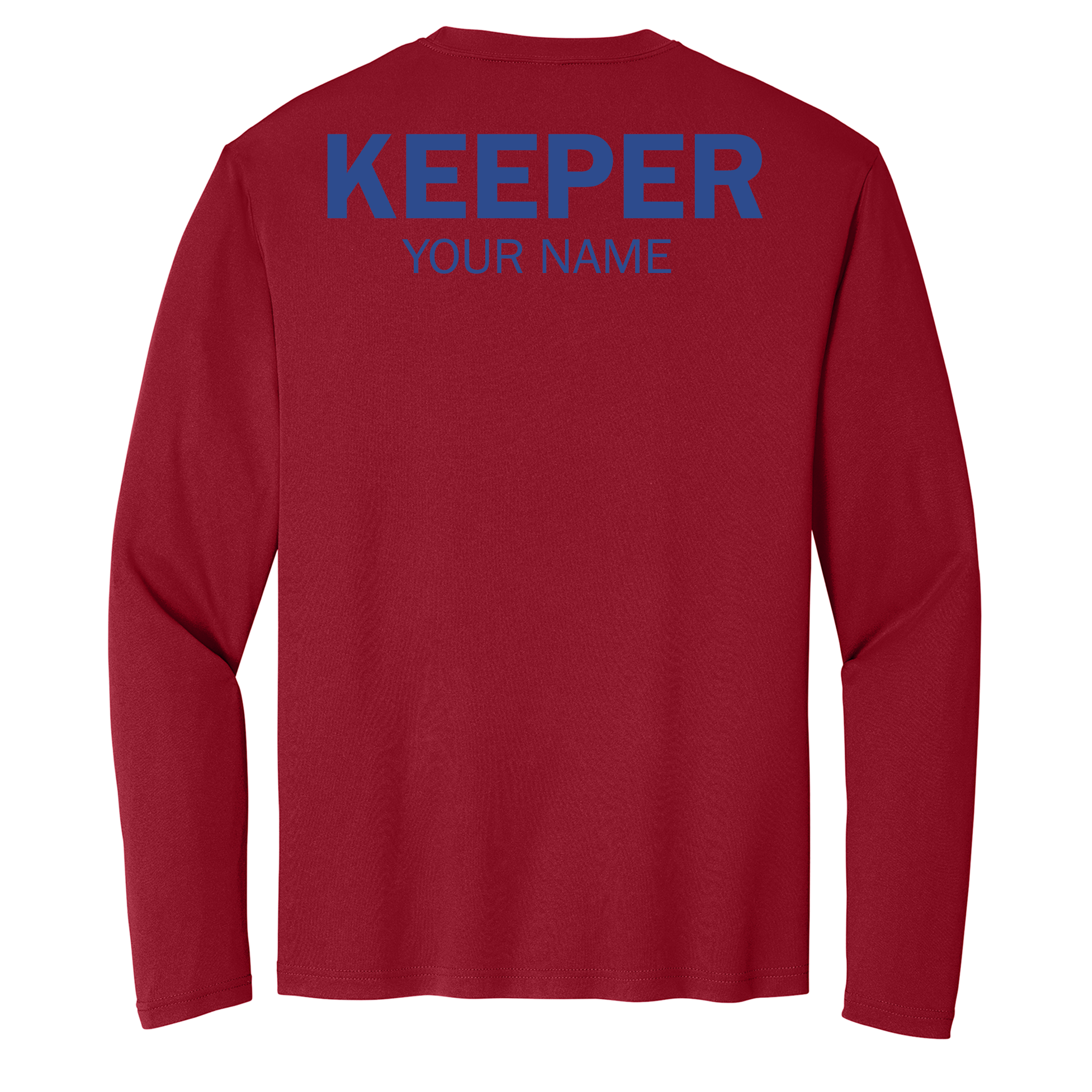 Custom Long Sleeve Youth Shutout GK Academy Performance Tee