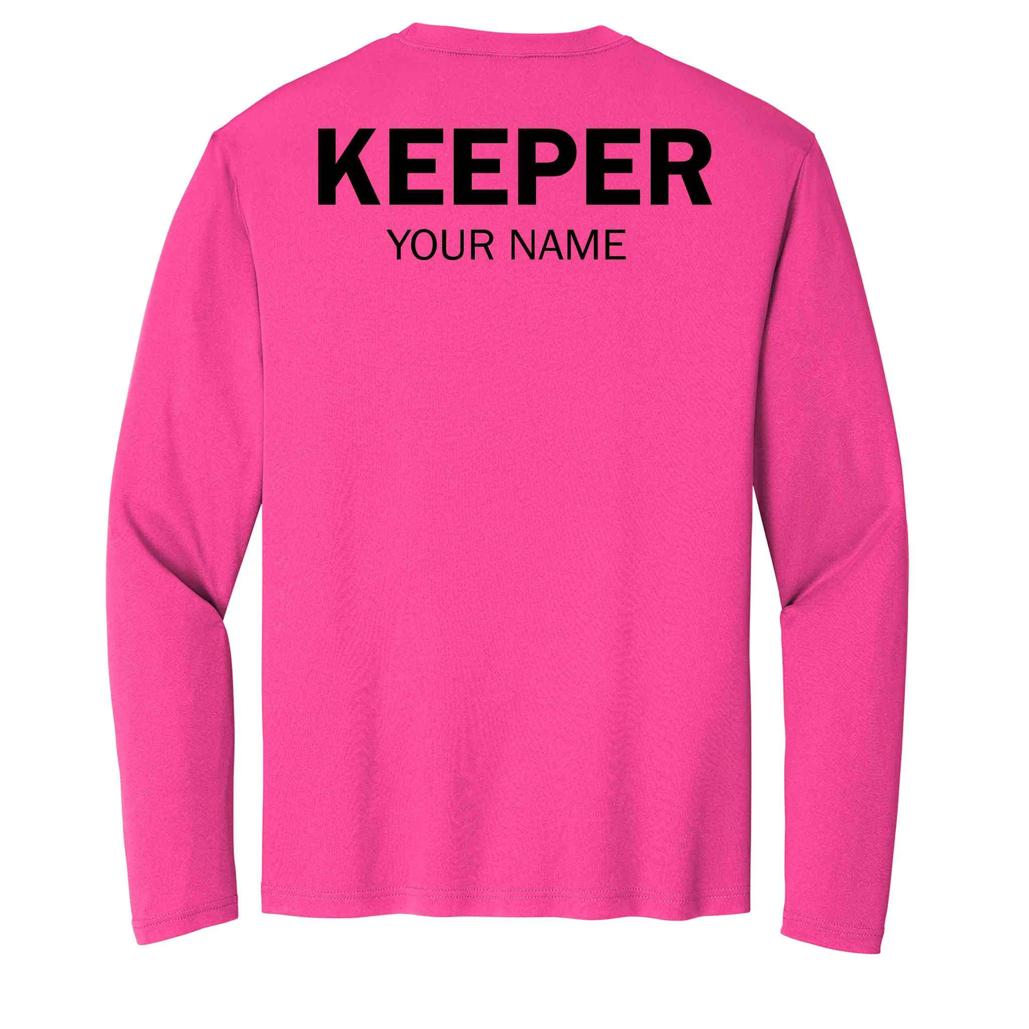 Custom Long Sleeve Youth Shutout GK Academy Performance Tee