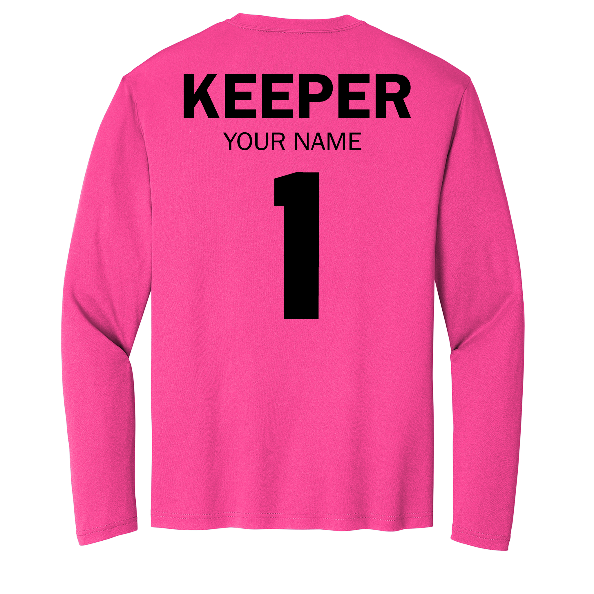 Custom Long Sleeve Youth Shutout GK Academy Performance Tee