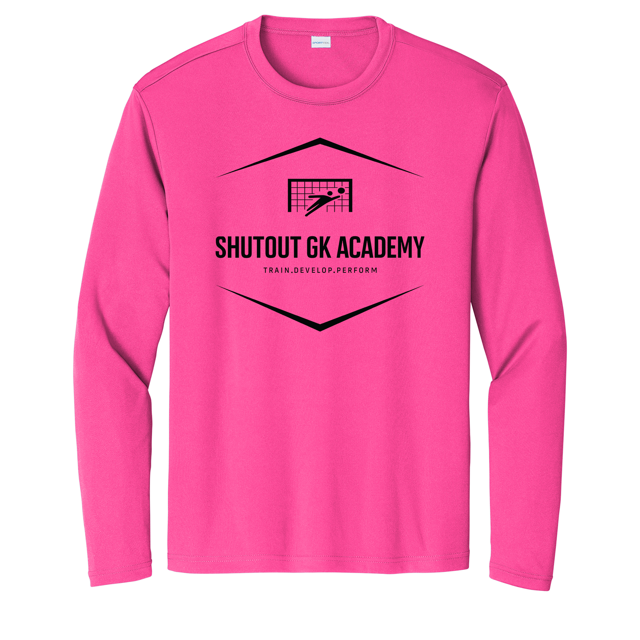 Standard Long Sleeve Adult Shutout GK Academy Performance Tee