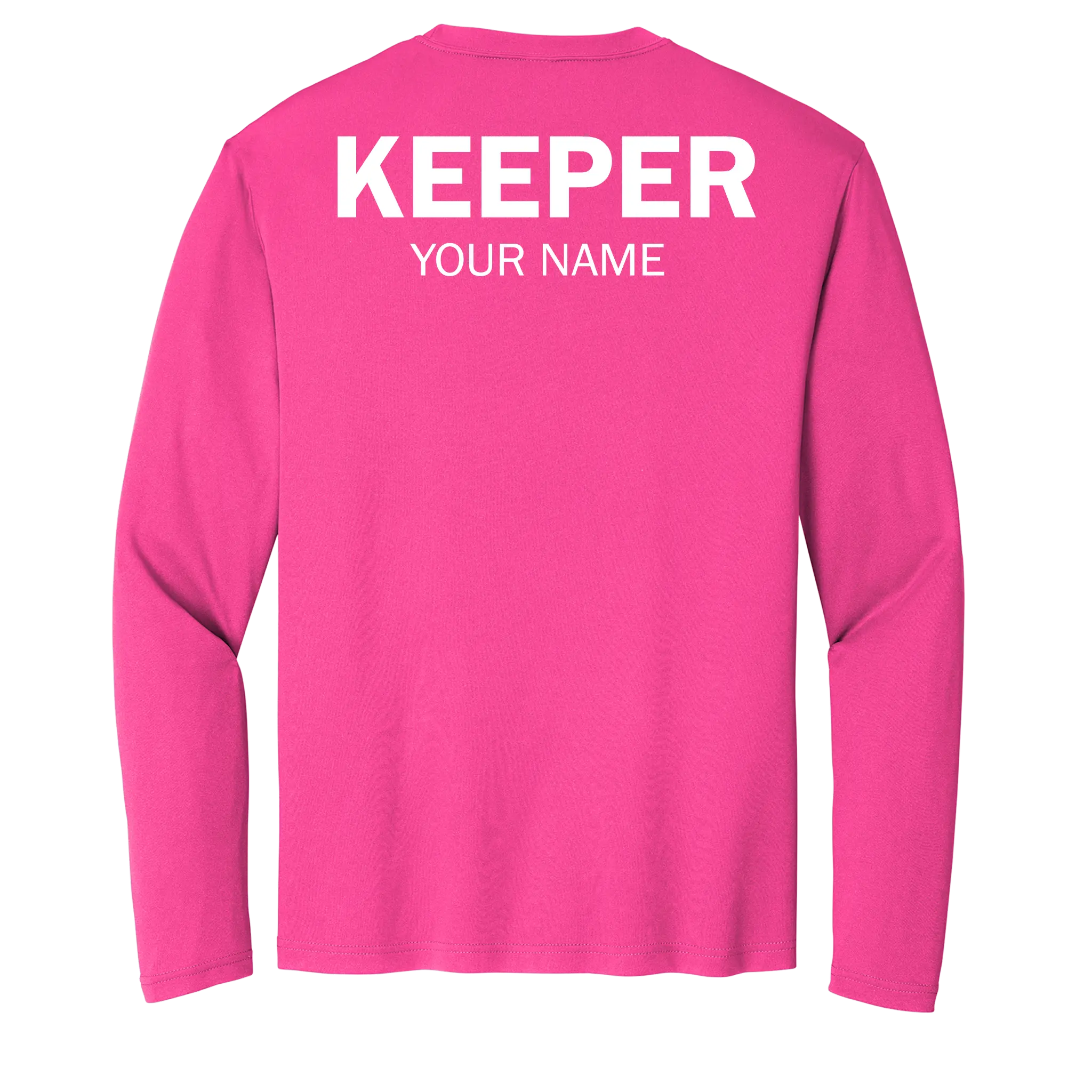 Custom Long Sleeve Youth Shutout GK Academy Performance Tee