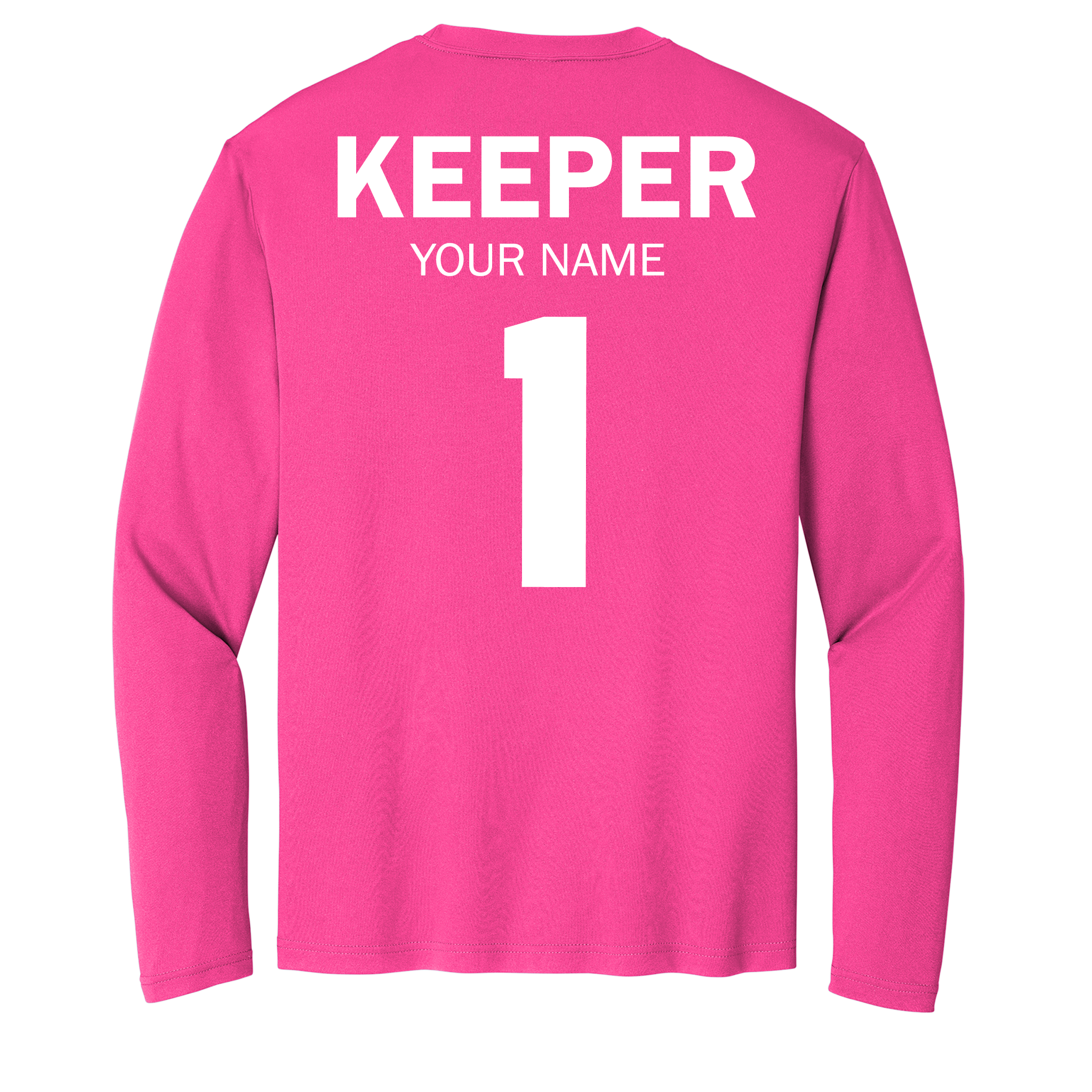 Custom Long Sleeve Youth Shutout GK Academy Performance Tee