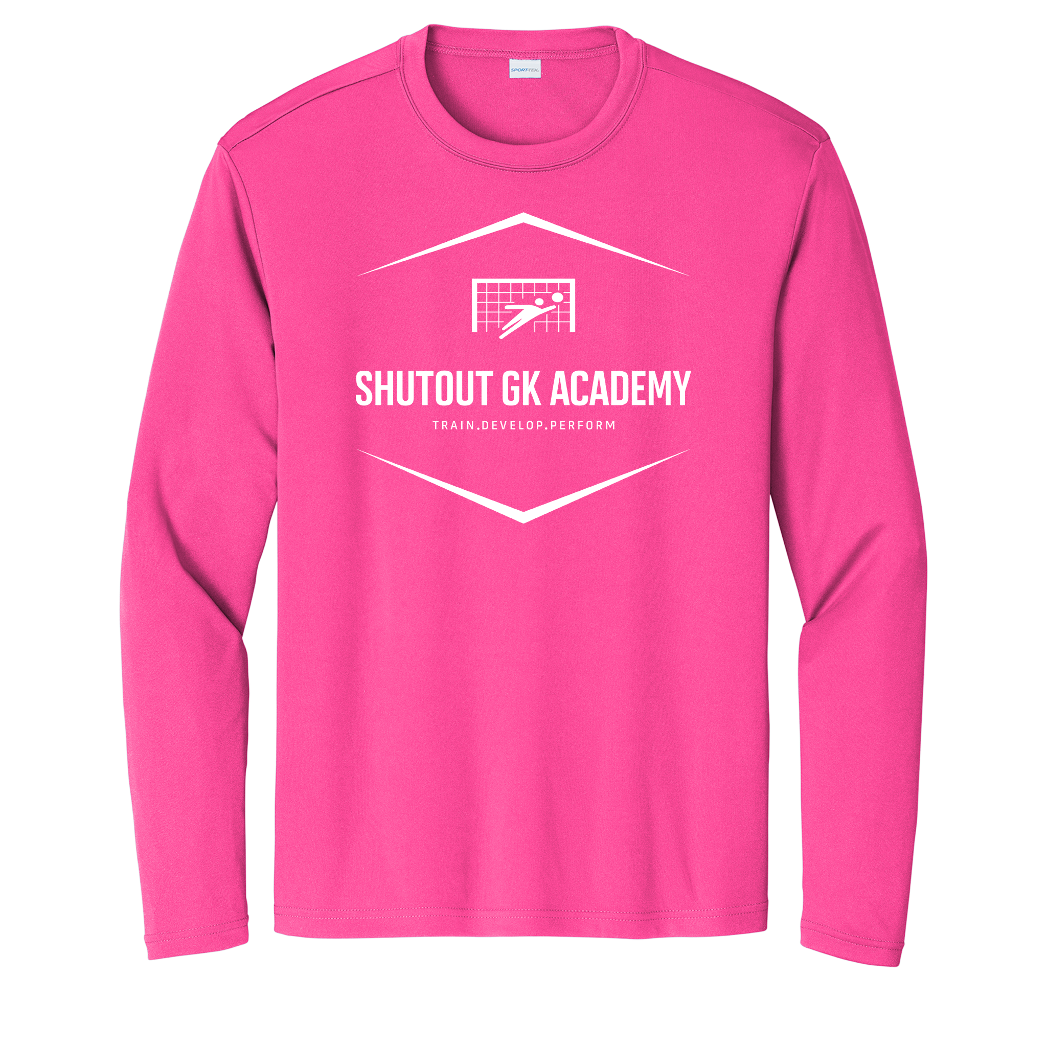 Standard Long Sleeve Adult Shutout GK Academy Performance Tee