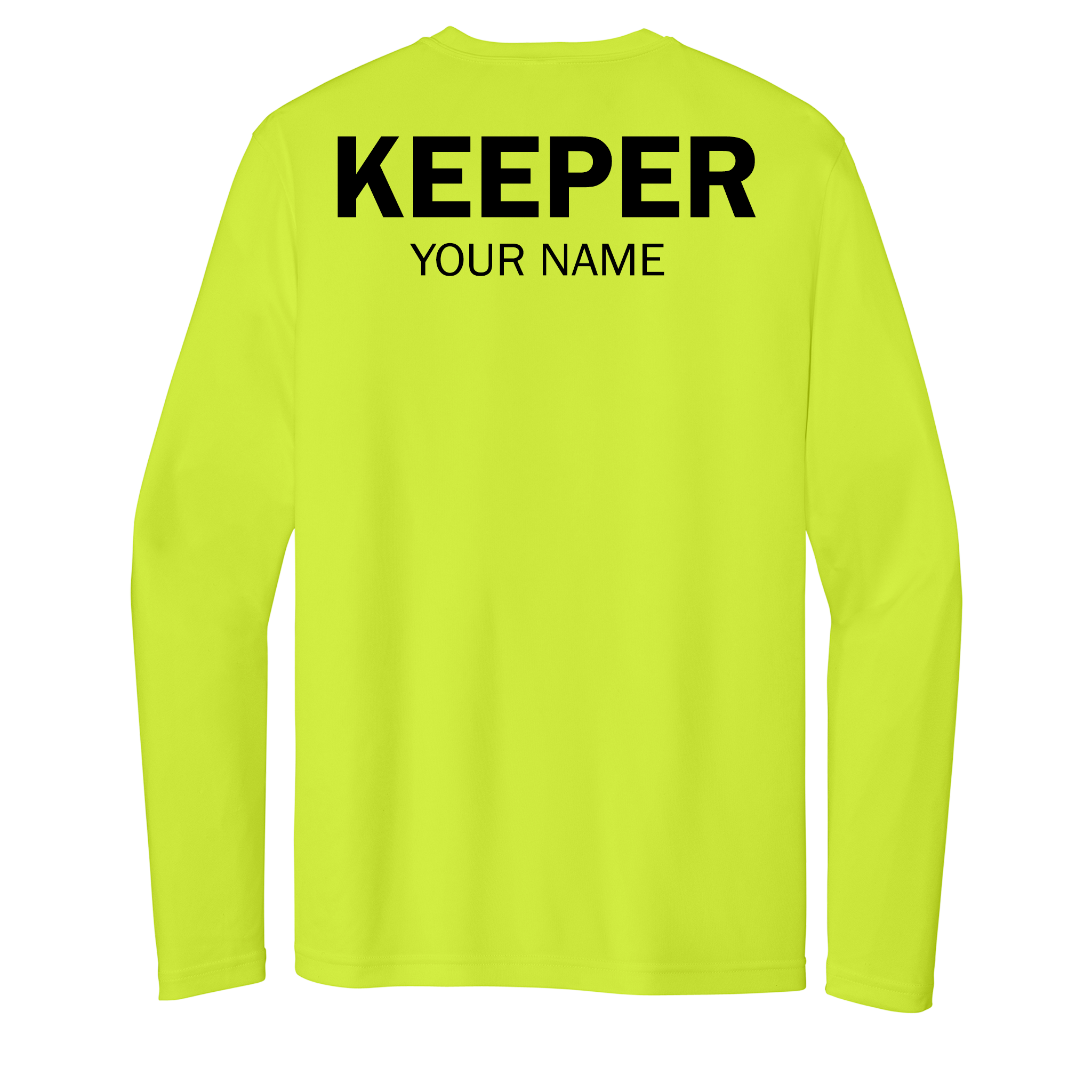 Custom Long Sleeve Adult Shutout GK Academy Performance Tee