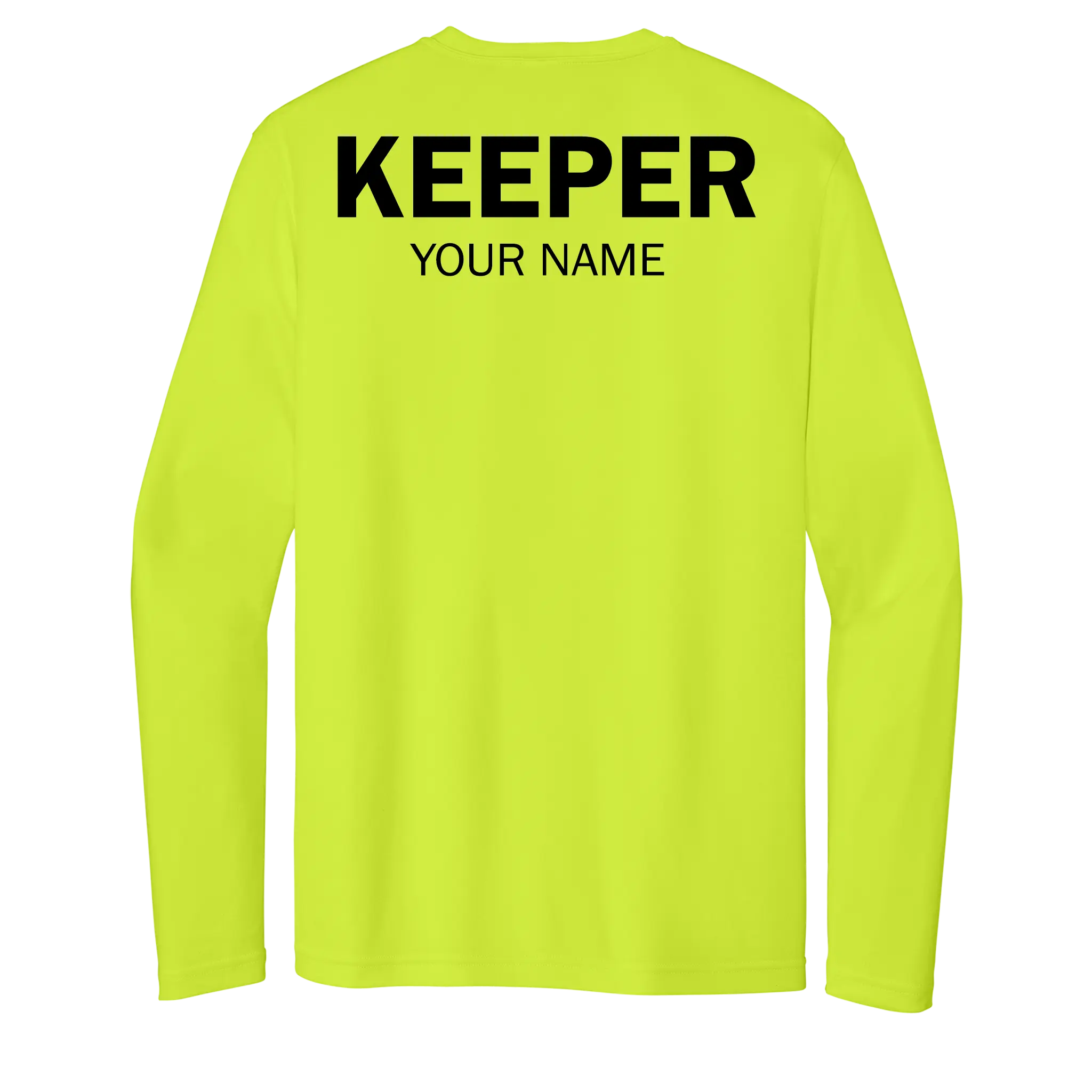 Custom Long Sleeve Adult Shutout GK Academy Performance Tee