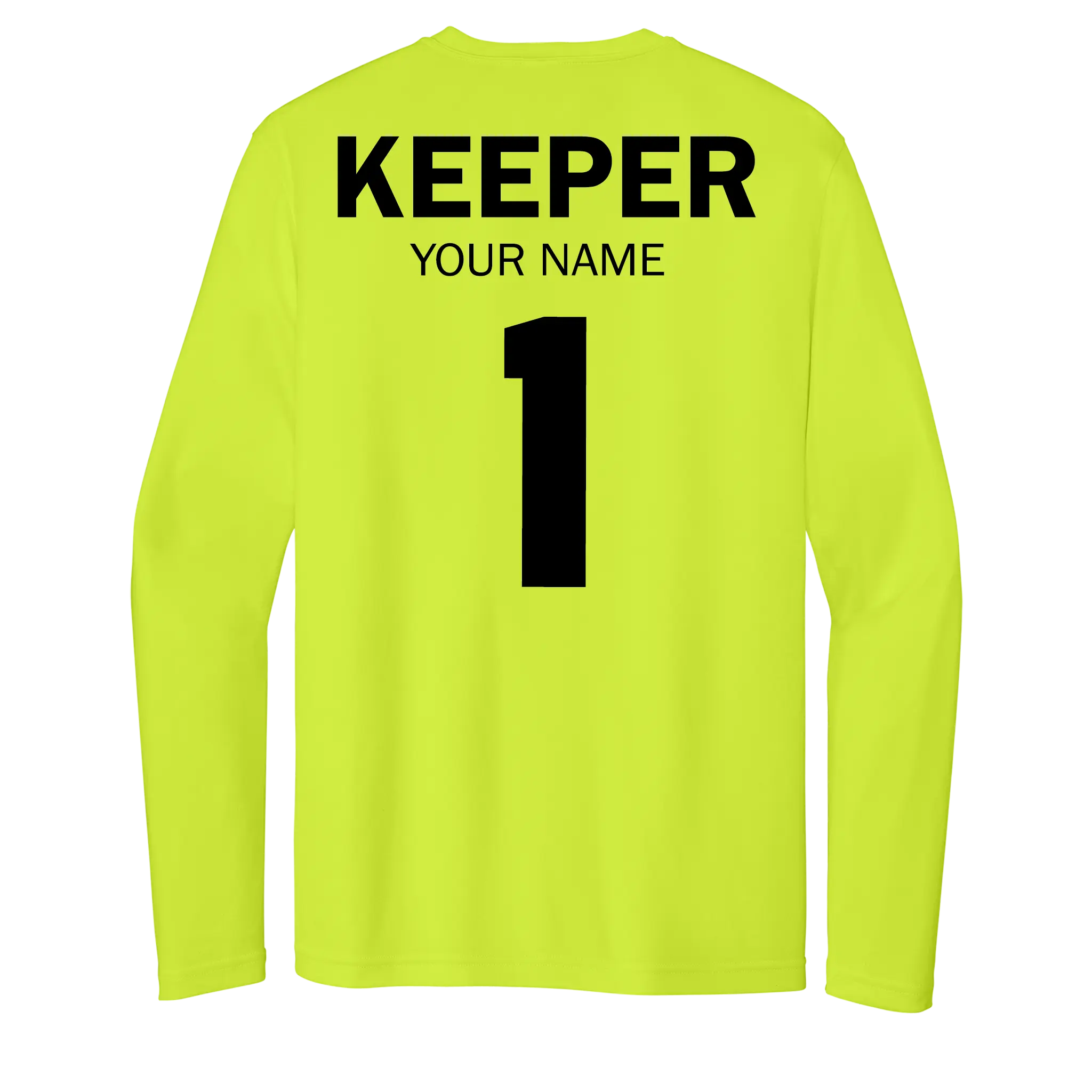 Custom Long Sleeve Adult Shutout GK Academy Performance Tee