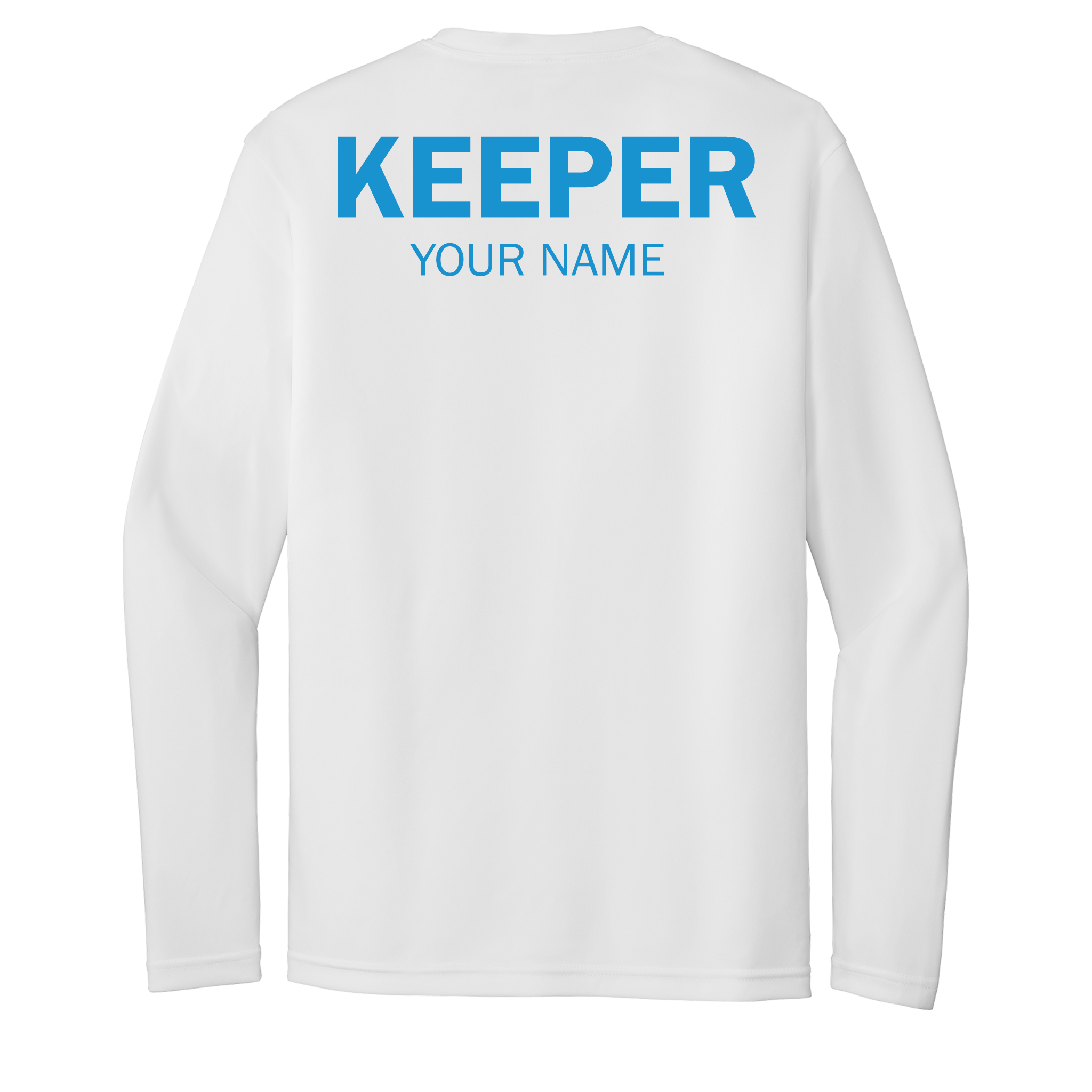 Custom Long Sleeve Youth Shutout GK Academy Performance Tee