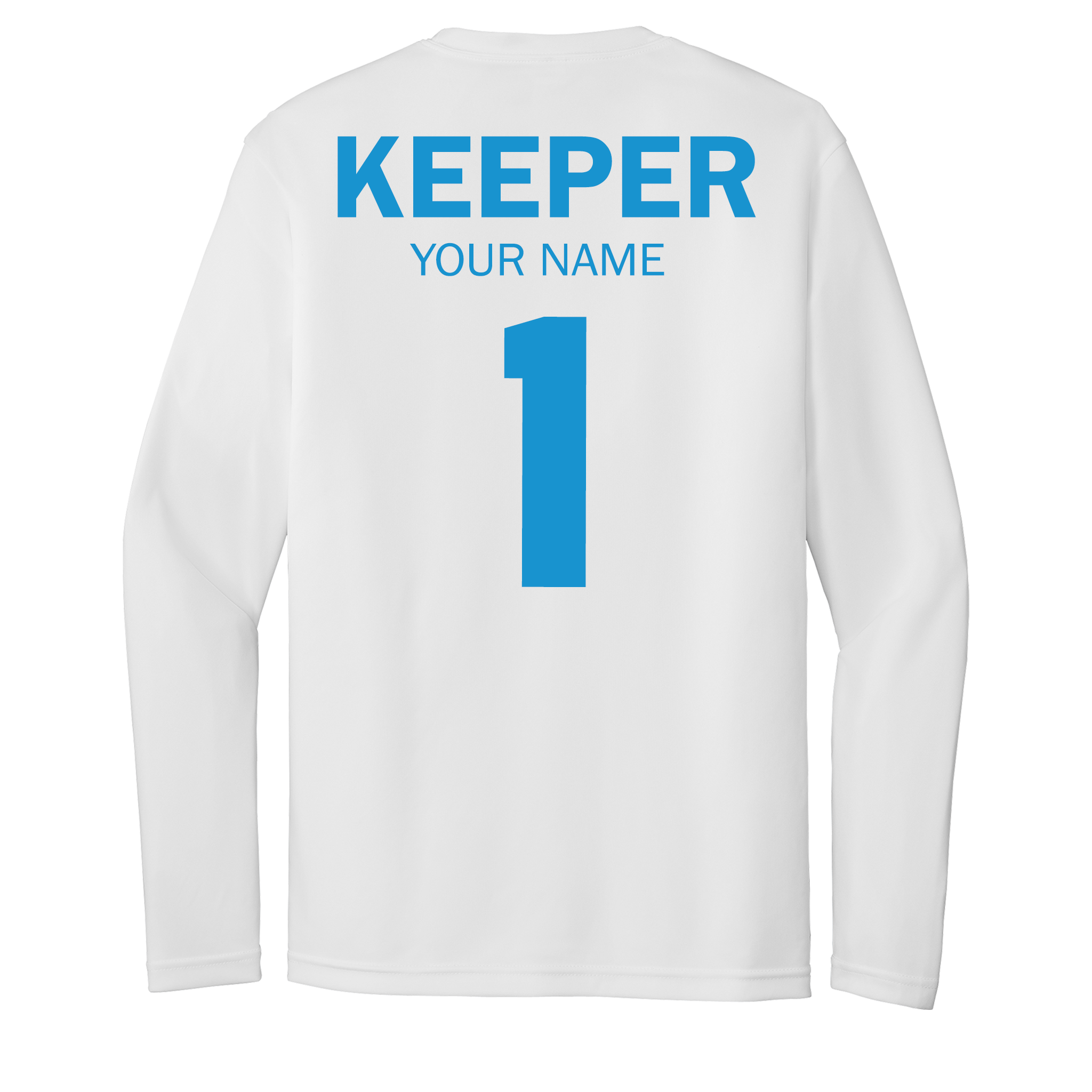 Custom Long Sleeve Youth Shutout GK Academy Performance Tee