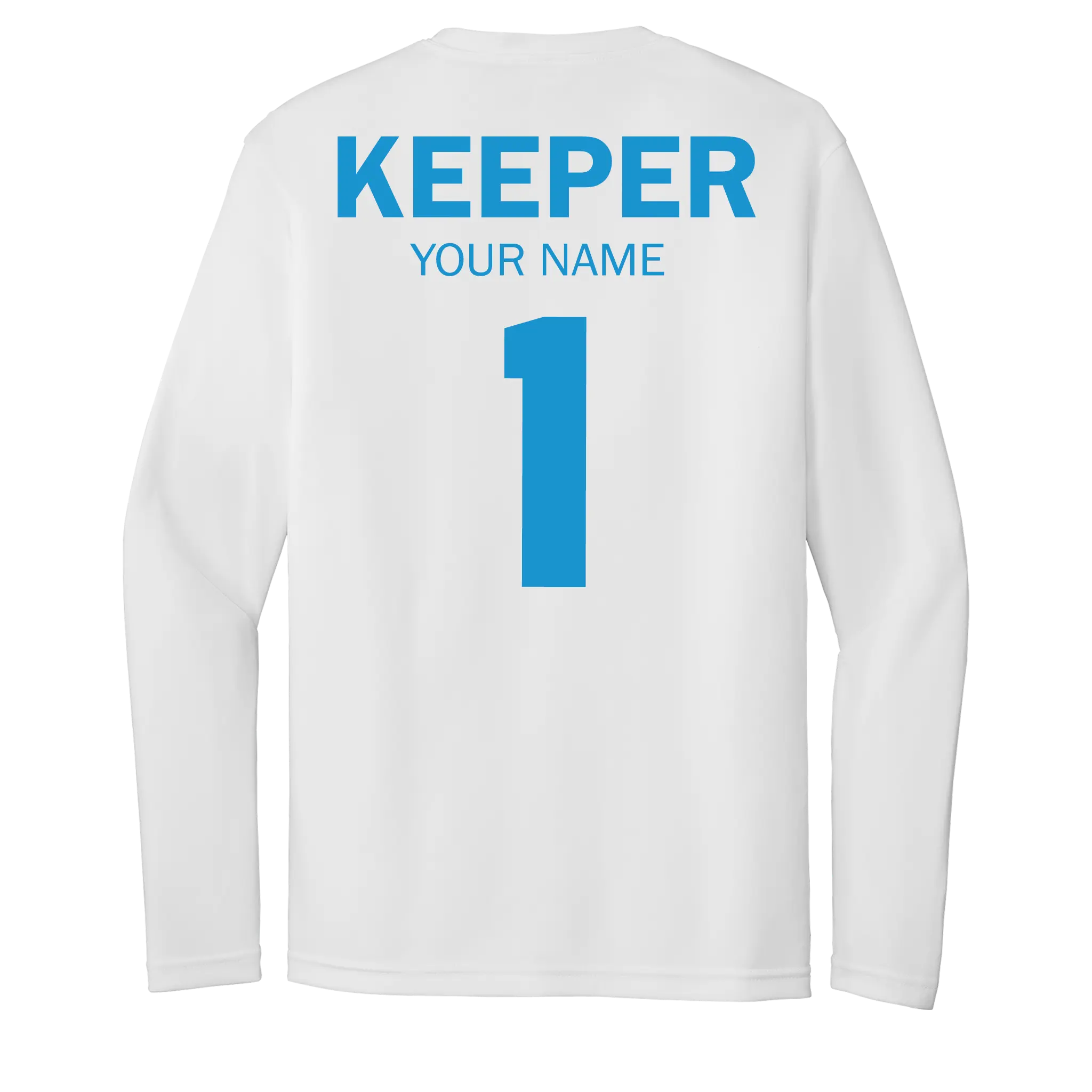 Custom Long Sleeve Youth Shutout GK Academy Performance Tee